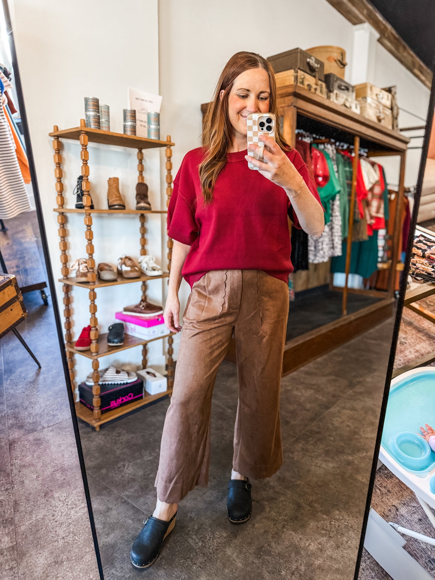 Feeling My Best Pants Camel