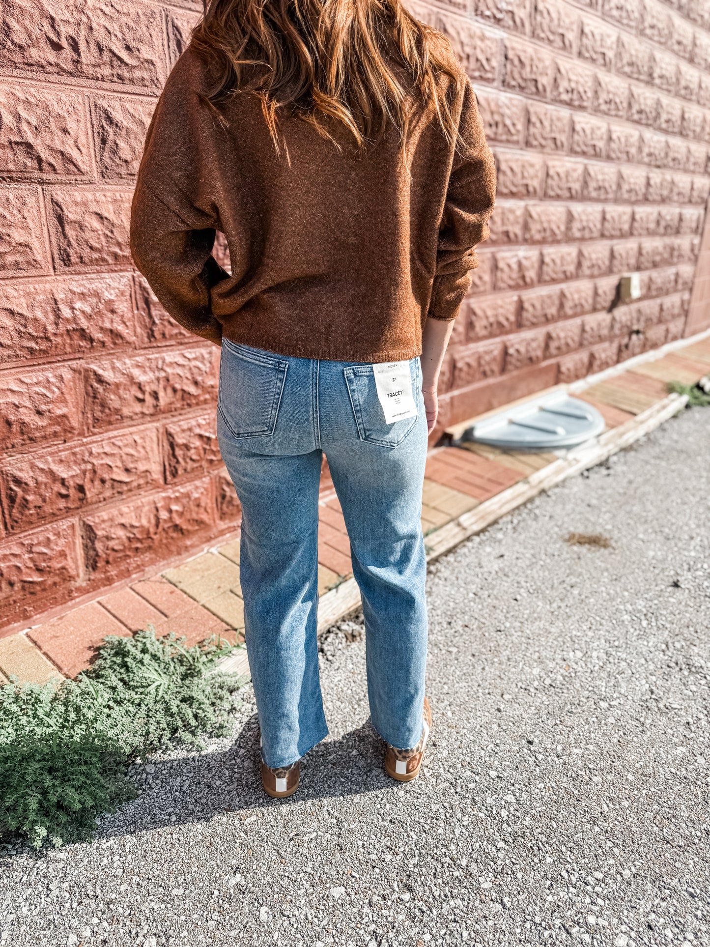 Hidden Tracy Hi Rise Crop Straight Jean