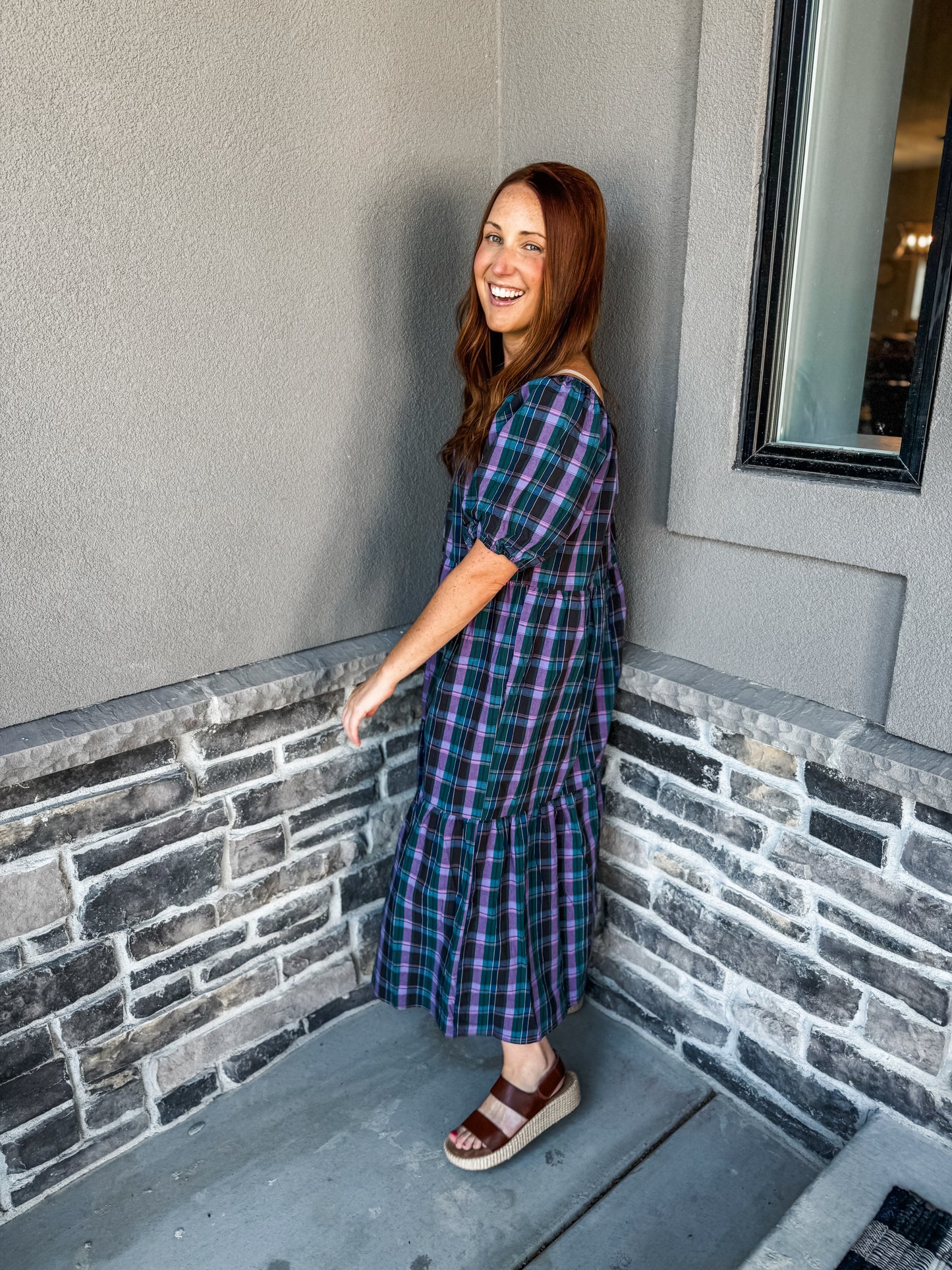 Perfectly Plaid Dress