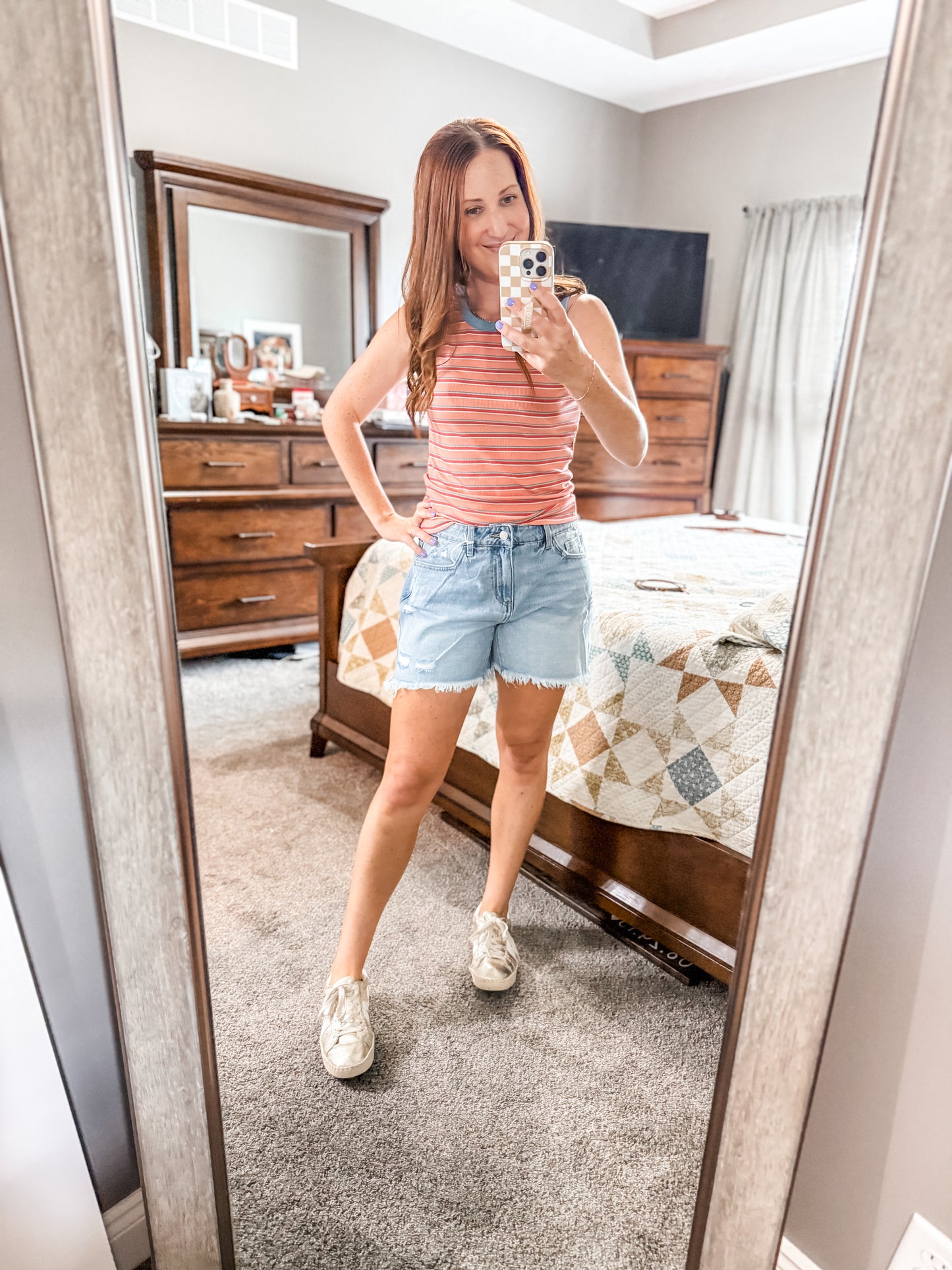 Denim Boyfriend Shorts
