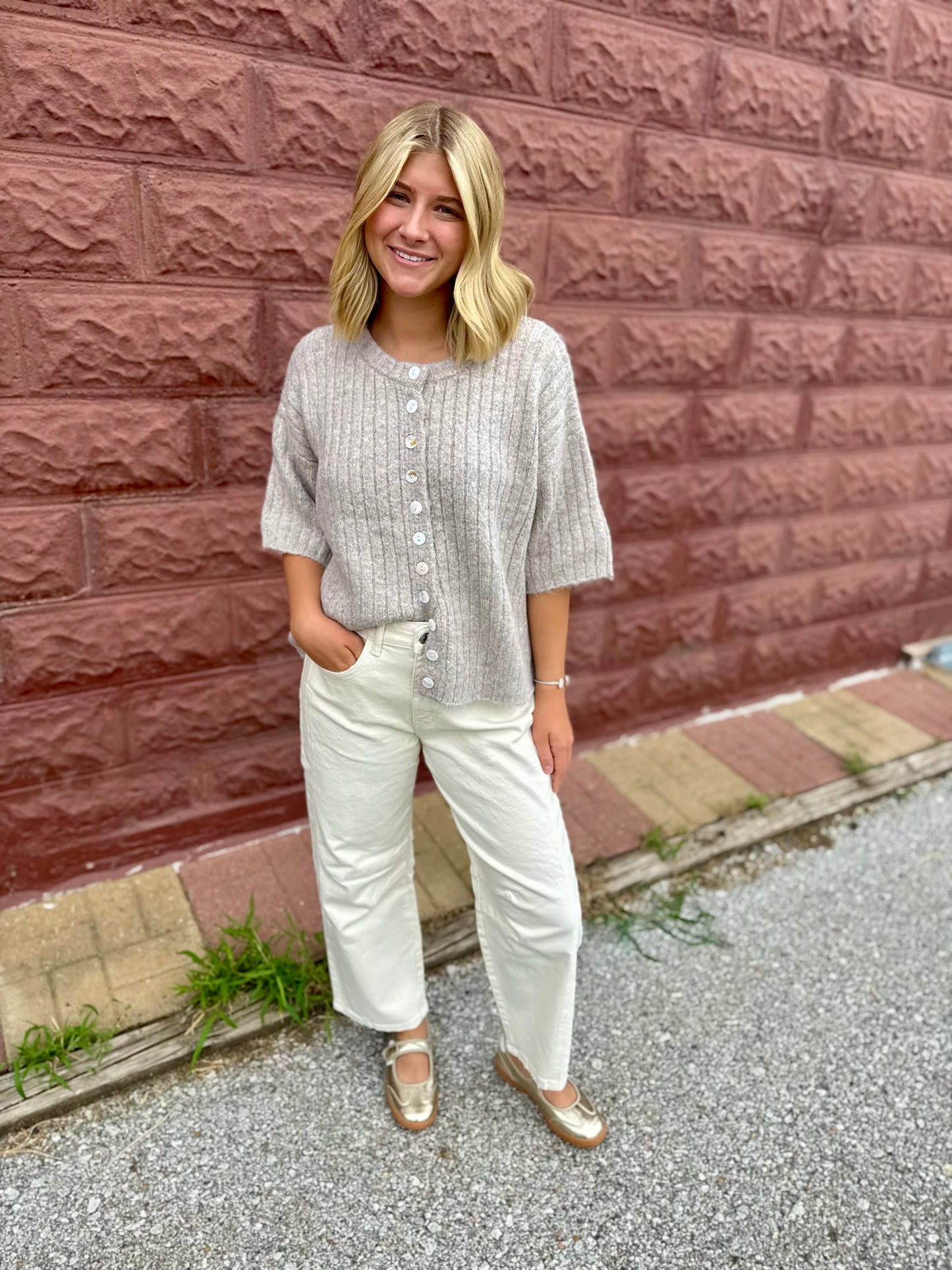 Falling For Neutral Sweater