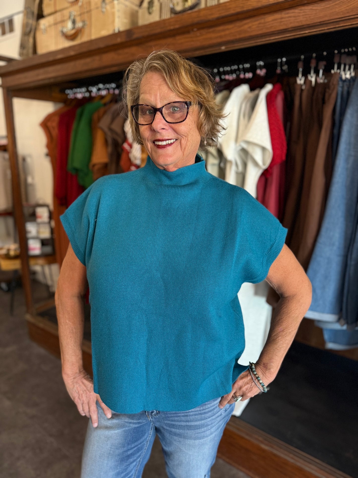 Ready For Something Sweater Teal