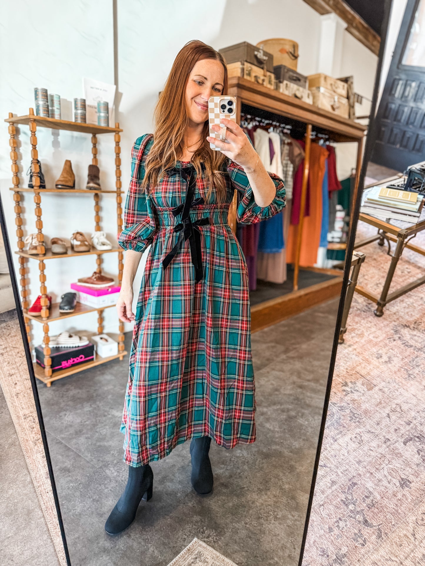 Tinsel and Traditions Dress Green