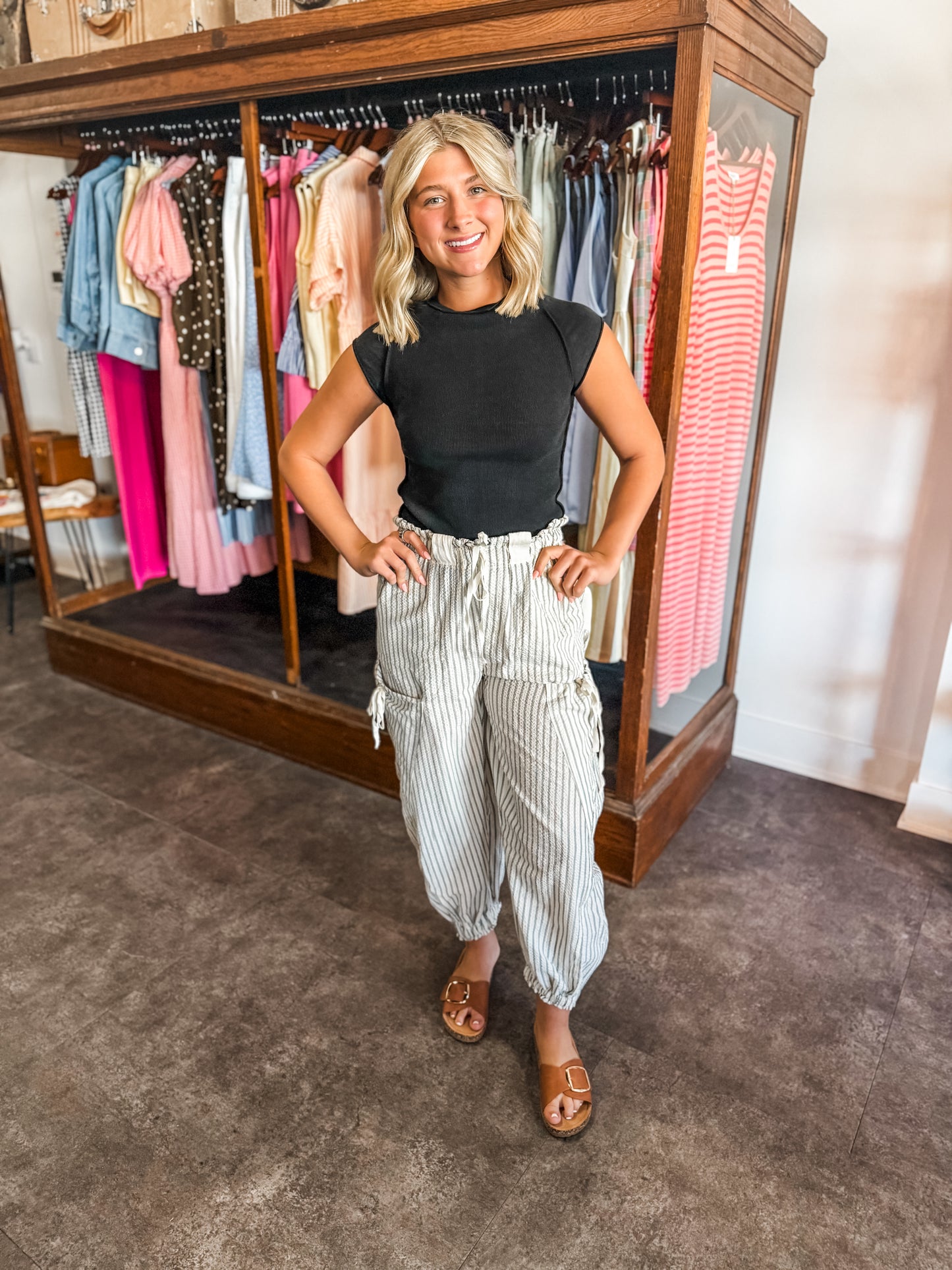 The Claire Top Ash Black