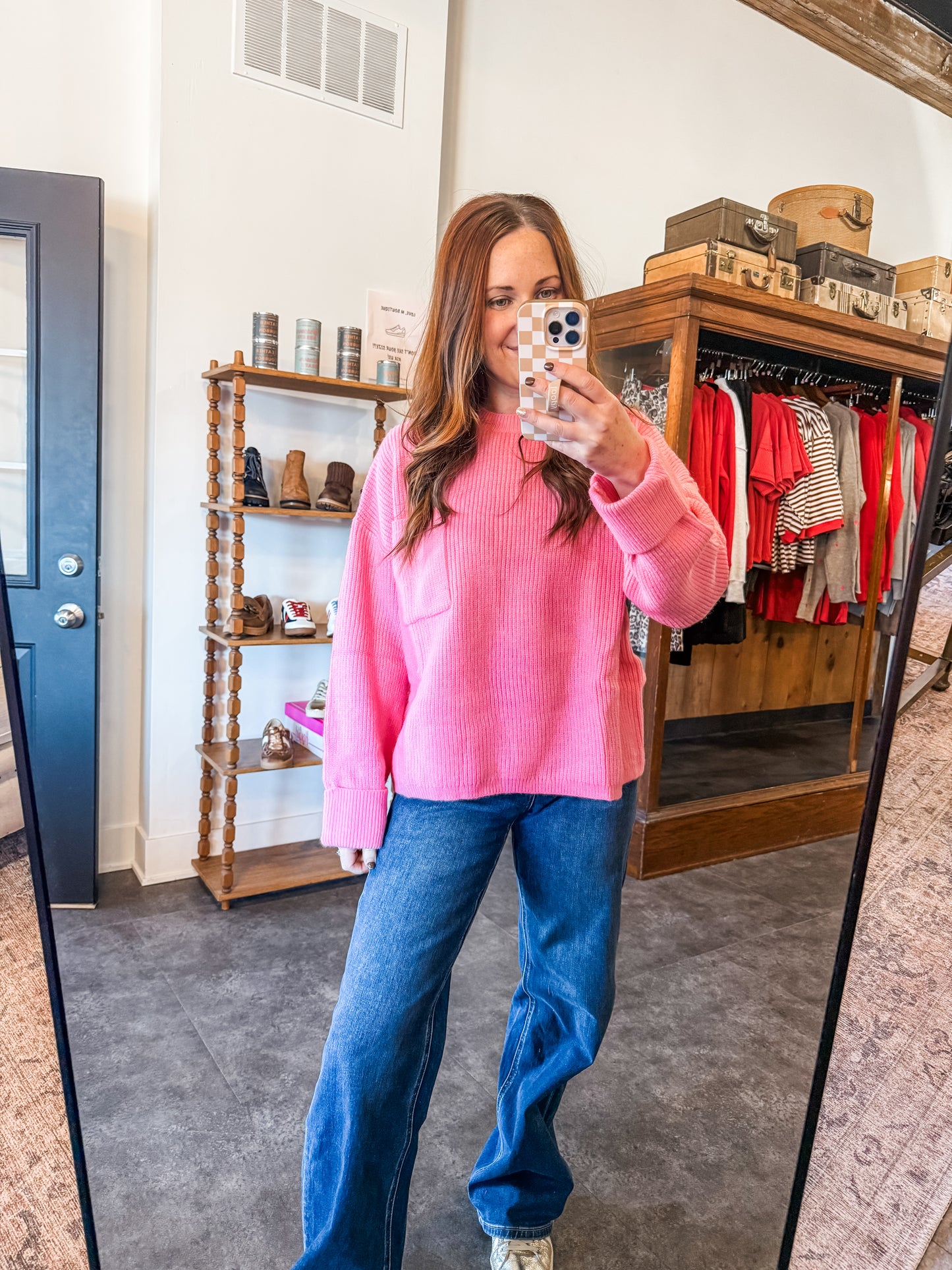Pretty in Pink Sweater
