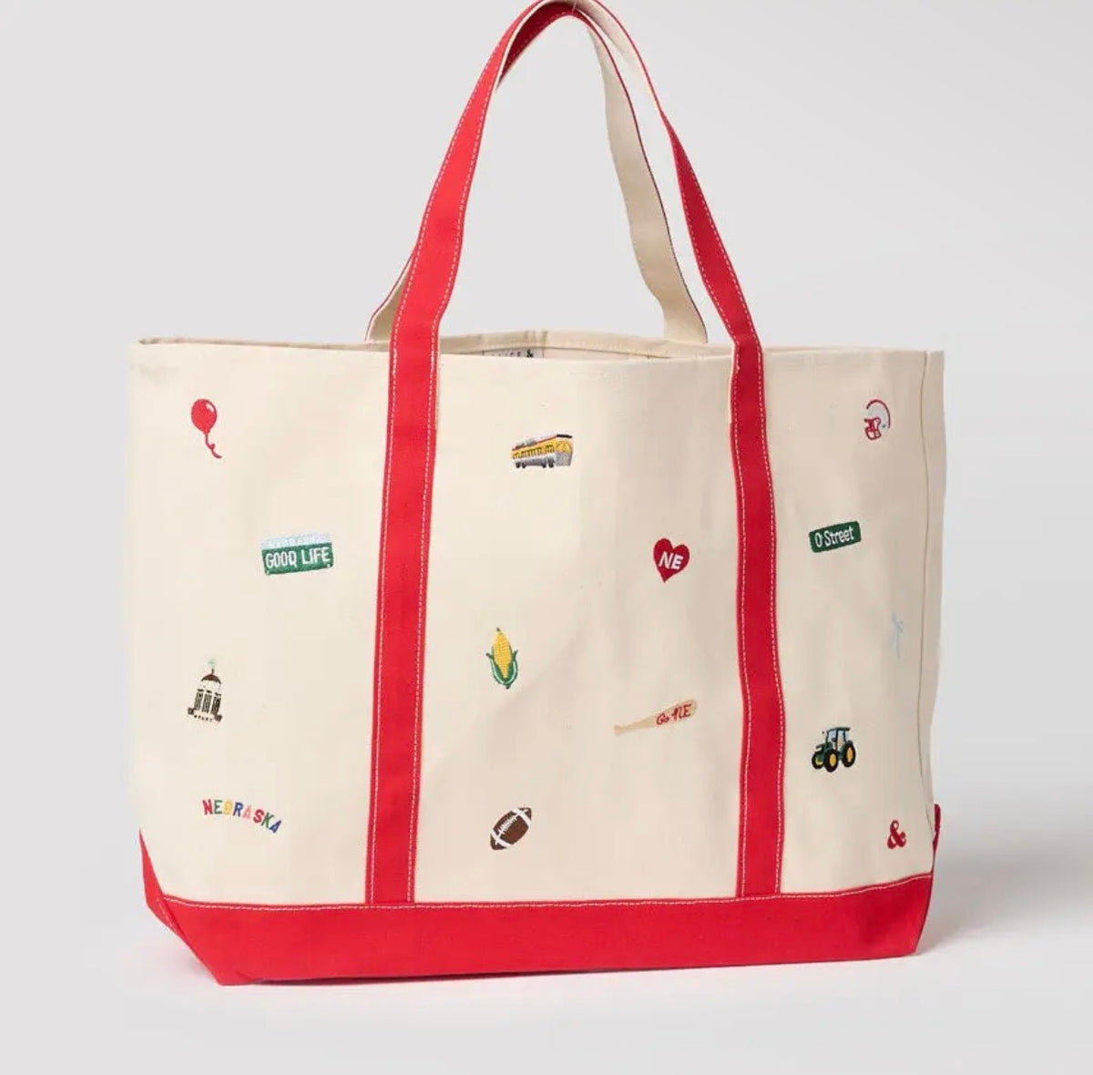 Nebraska Icons Tote Large