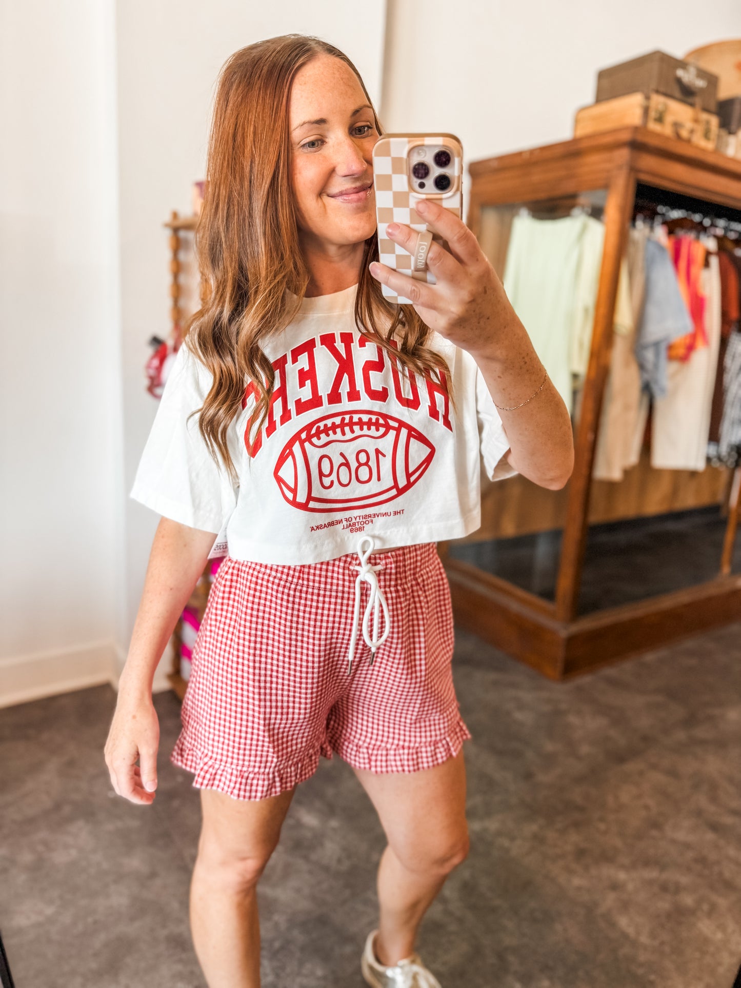 Nebraska Huskers Football Crop T
