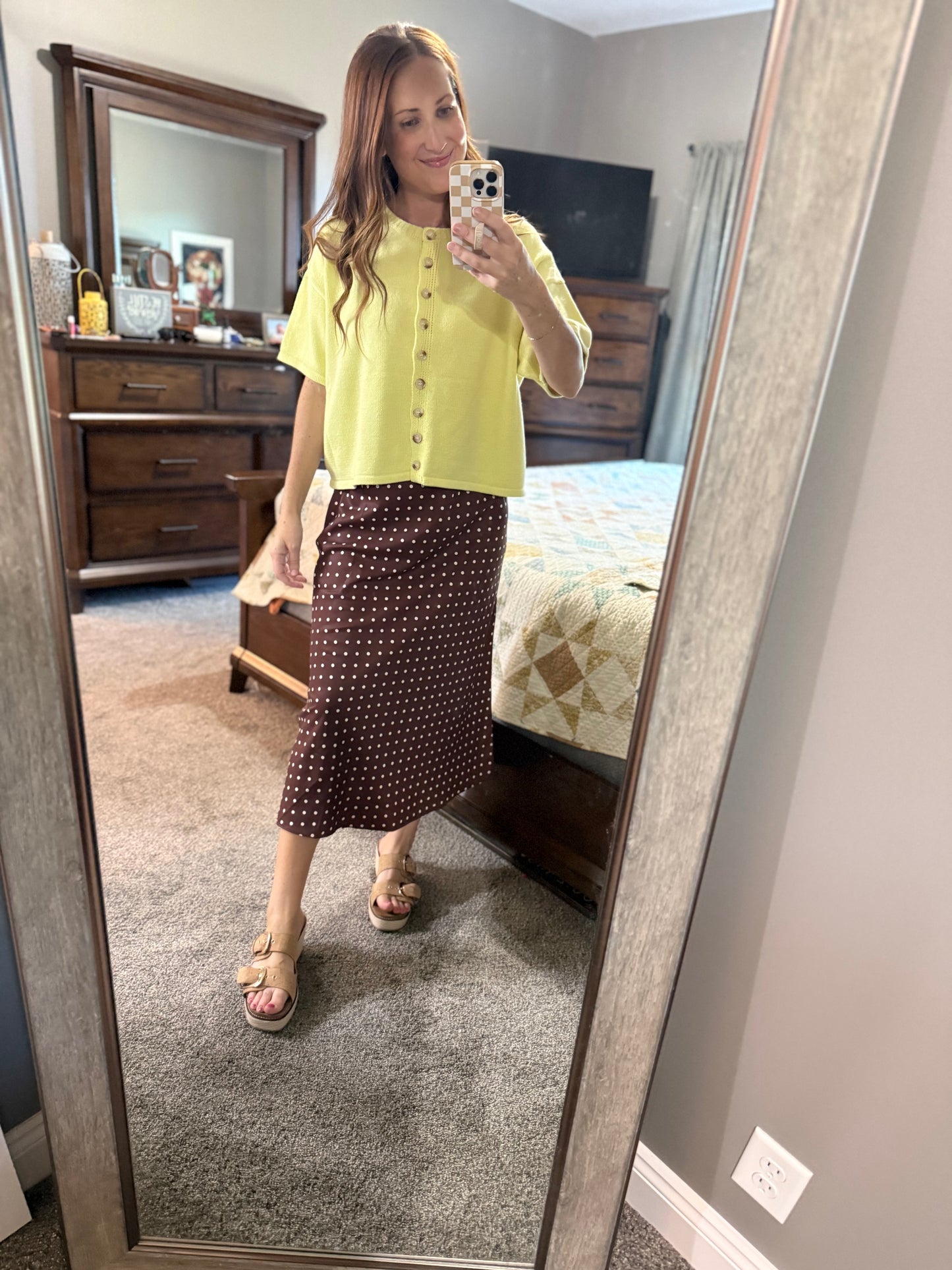The Sierra Cardigan Lime Zest