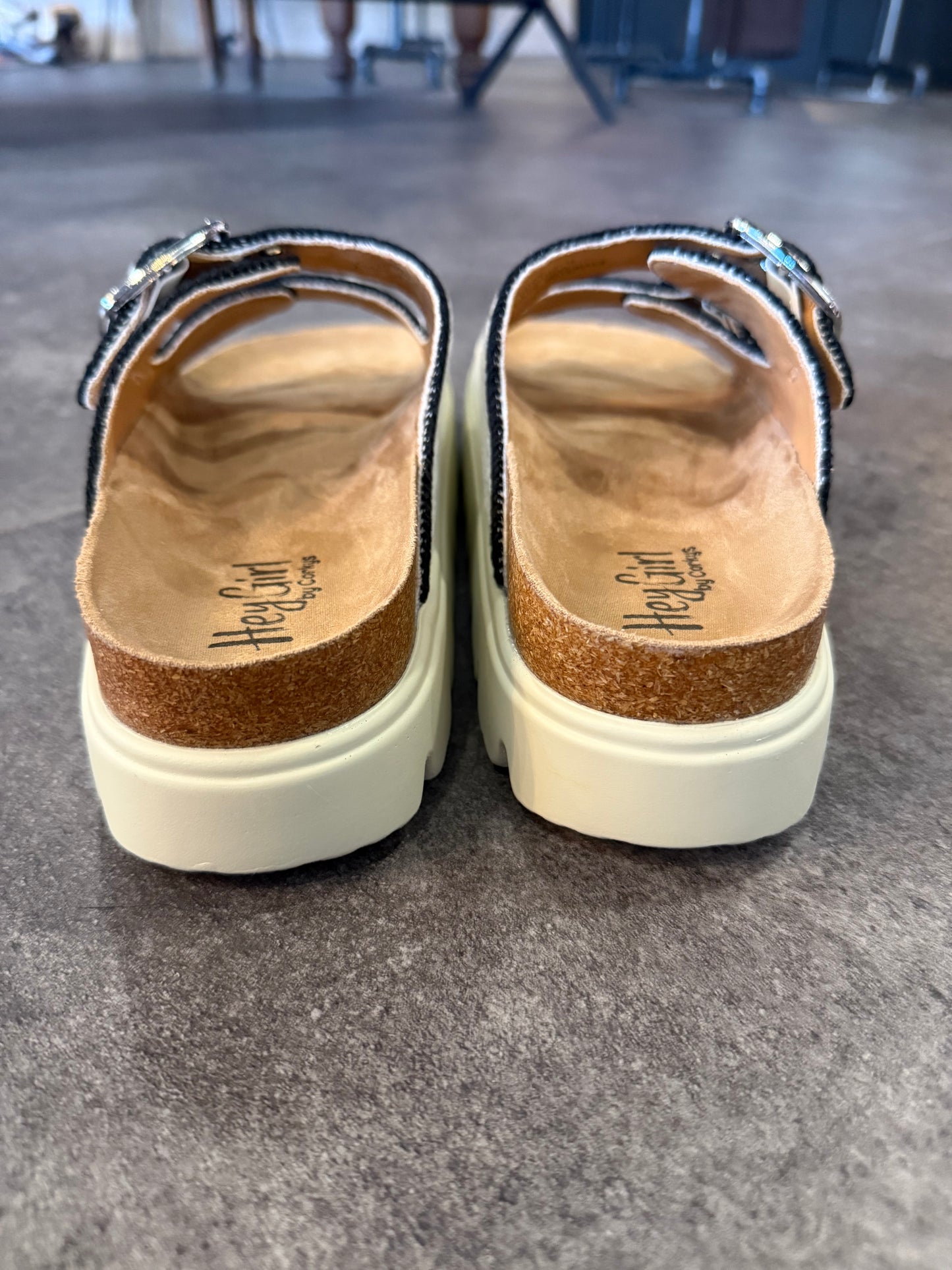 Corkys Rumor Has It Sandal Ivory/Black