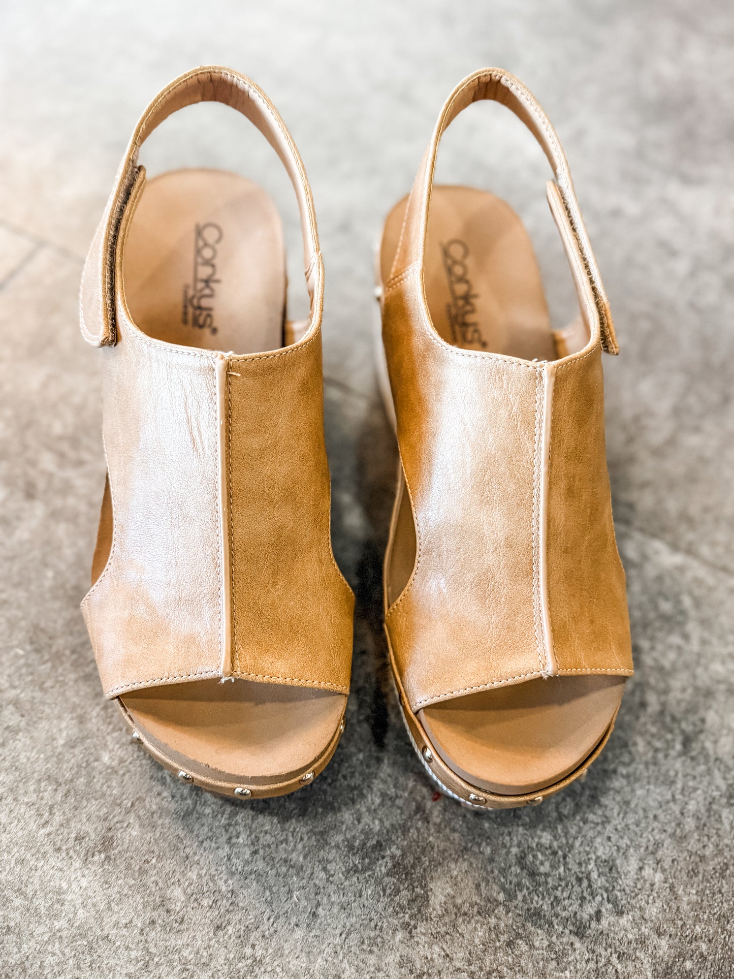 Corkys For Keeps Wedge Caramel