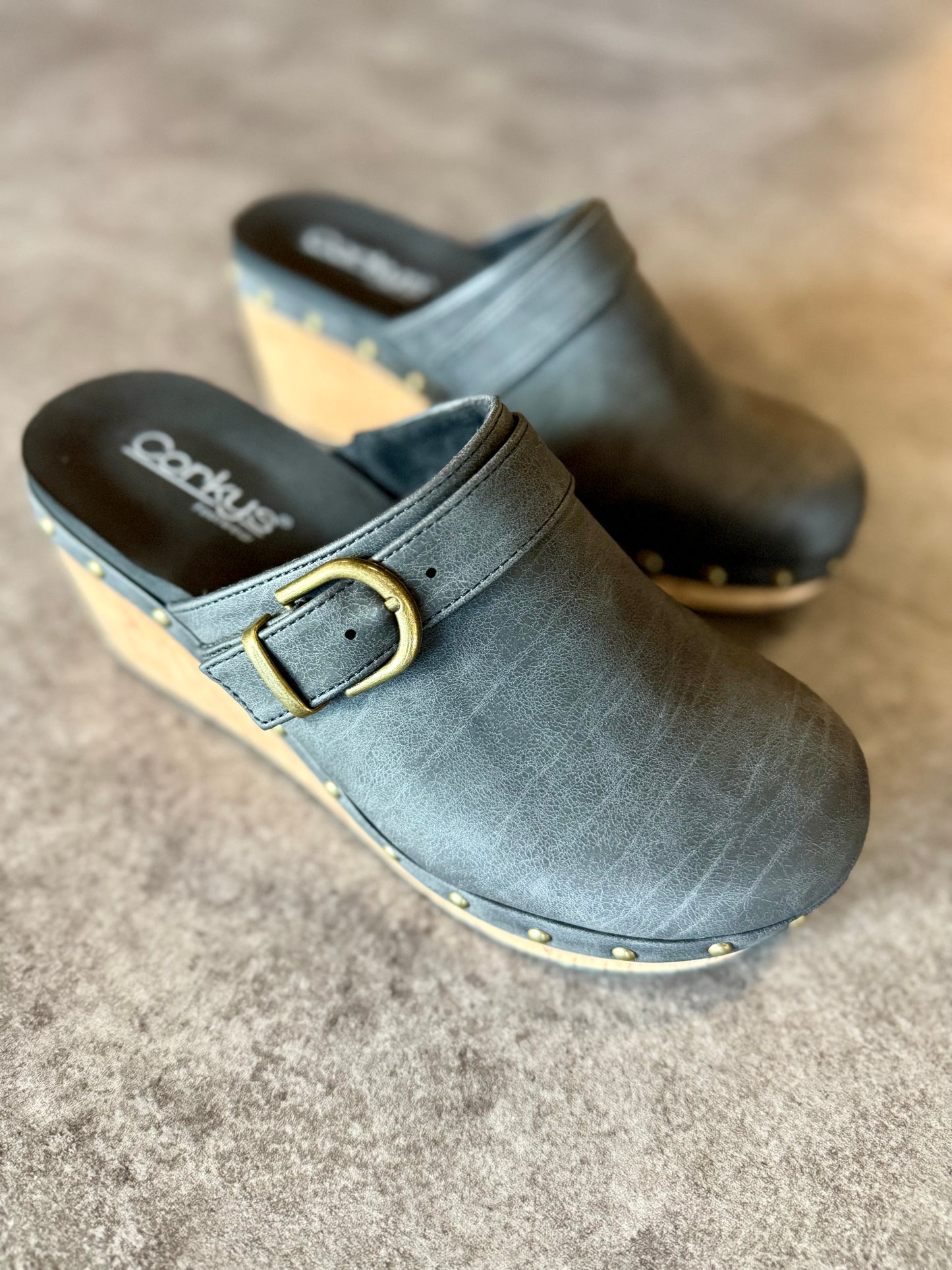 Who Knew Black Wedge Clog