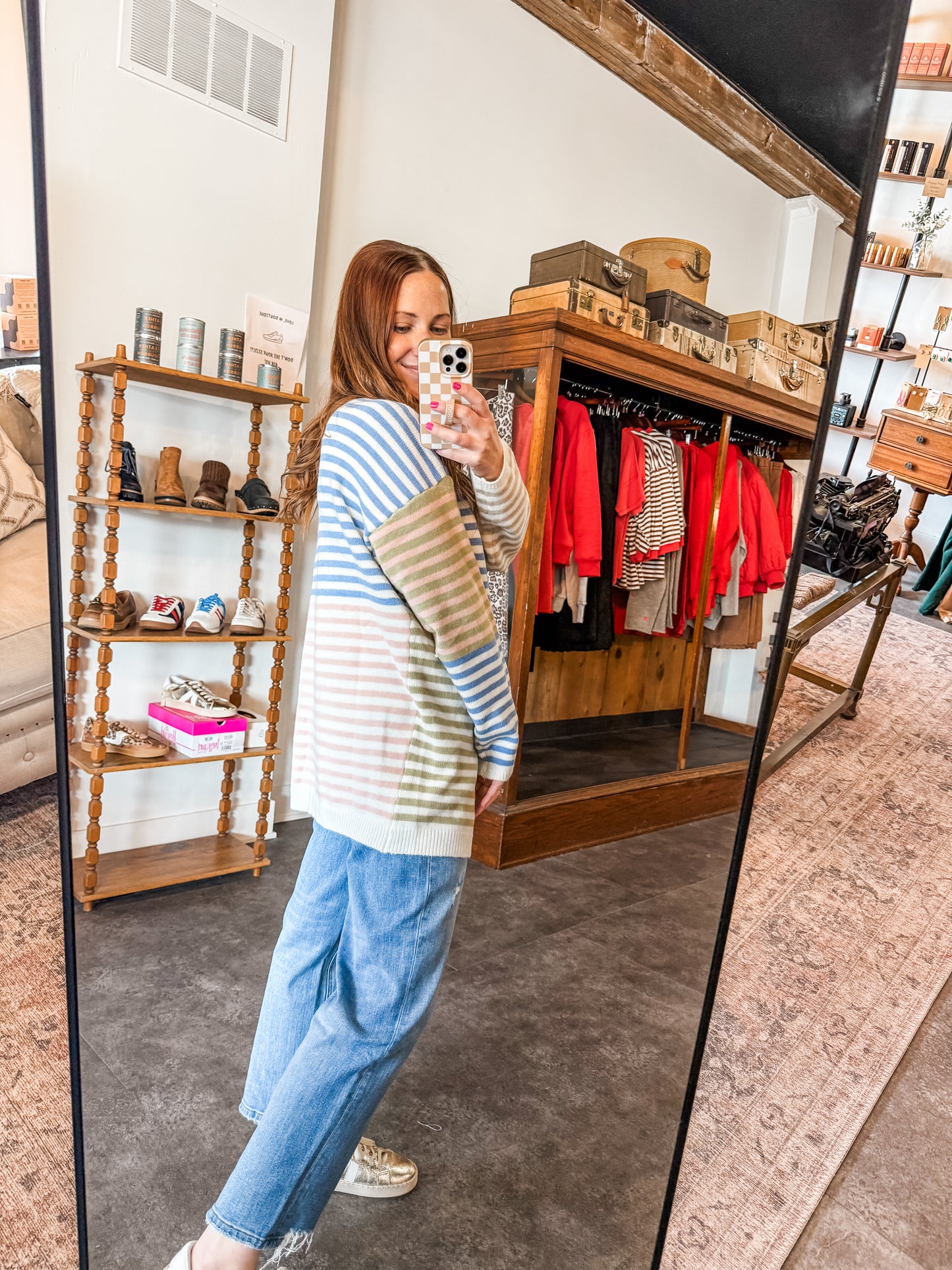 Mixing Stripes Cardigan