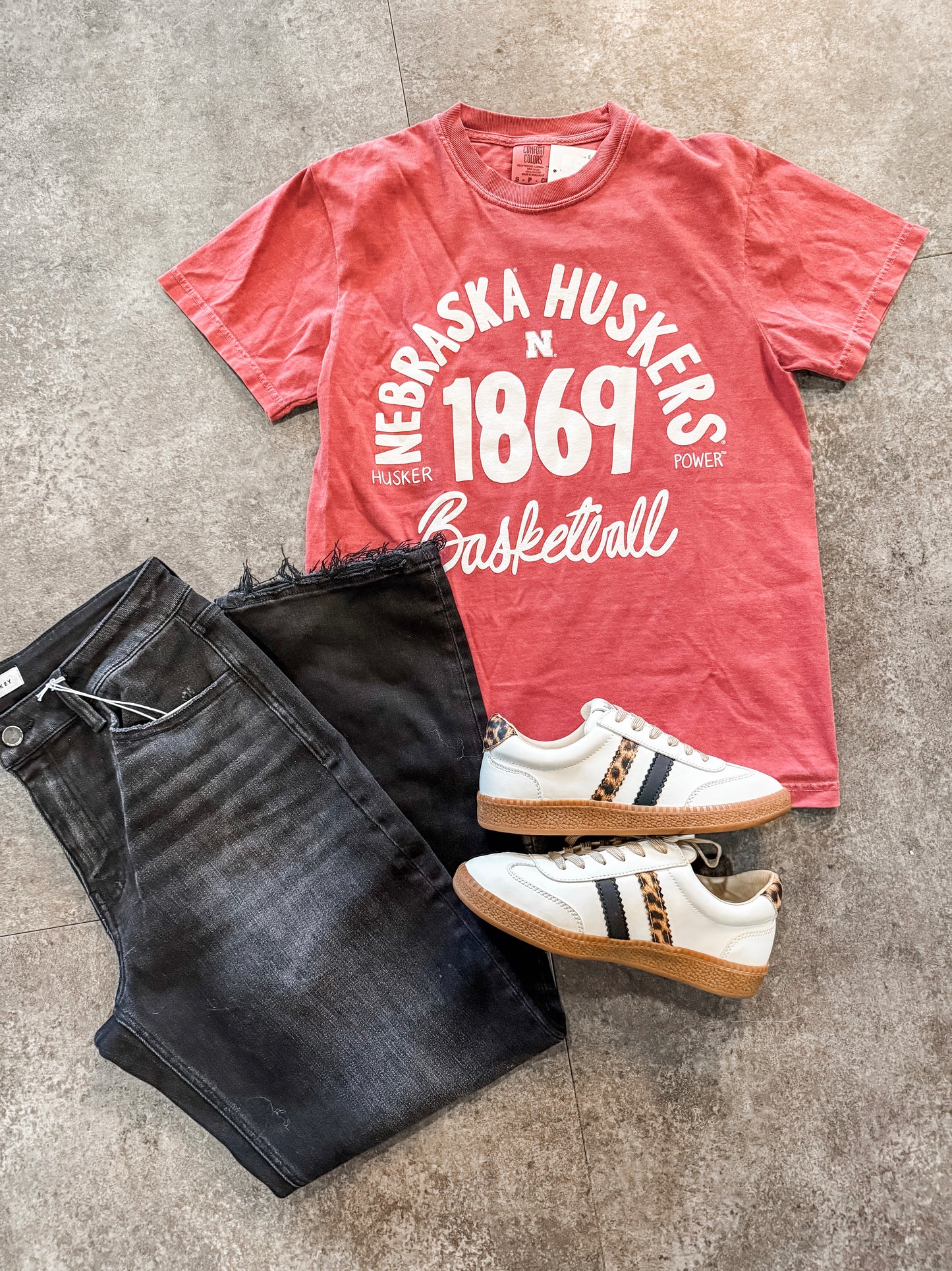 Nebraska Basketball Vintage T