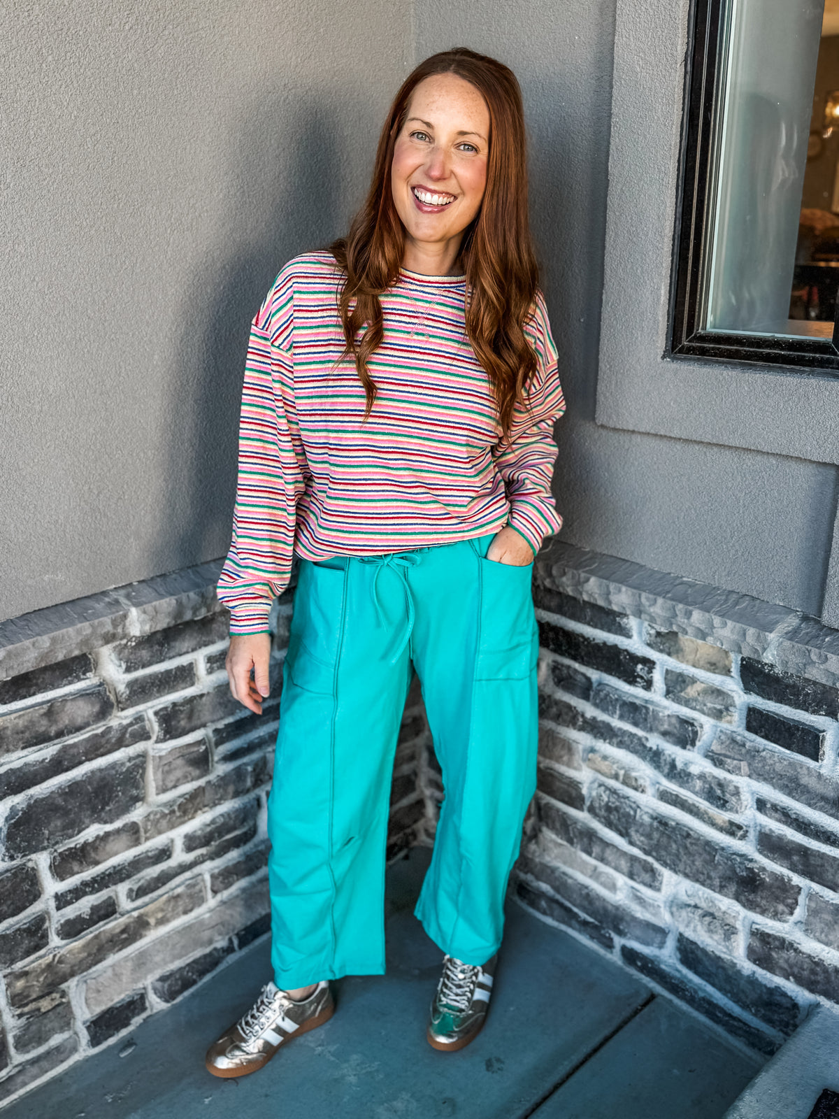 Barrel of Laughs Pants Teal