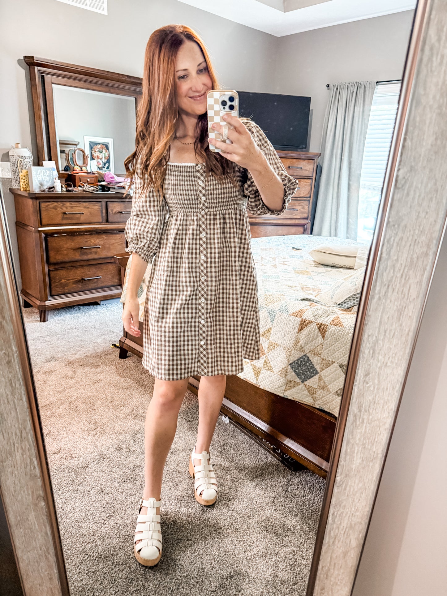 Fall in the Country Dress Mocha