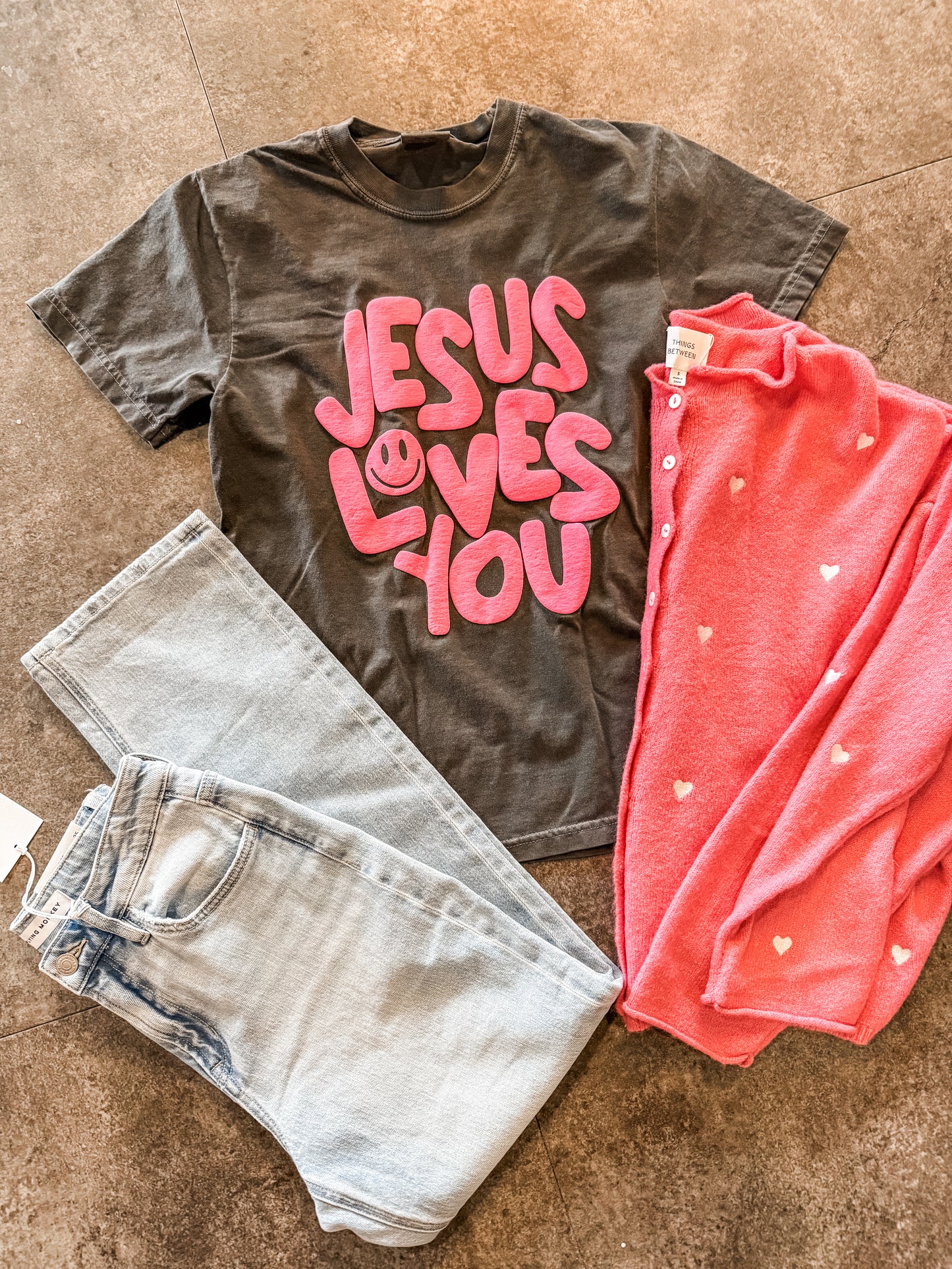 Jesus Loves You Puff T