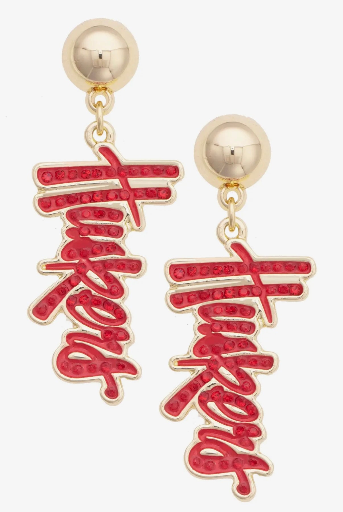 Huskers Earrings