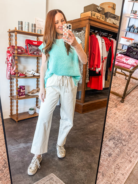 Spring Sensation Sweater Mint