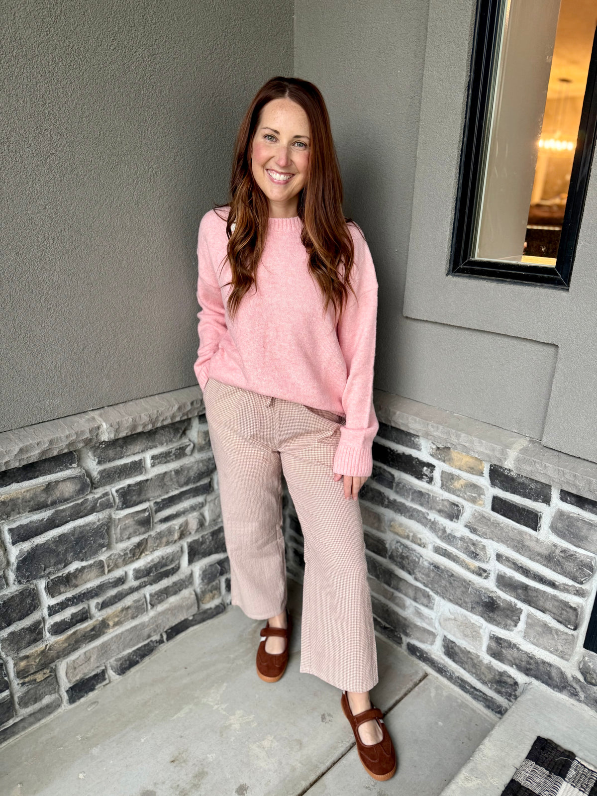 Plaid Party Pants Pink