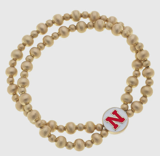 Nebraska Stretch Double Bracelet