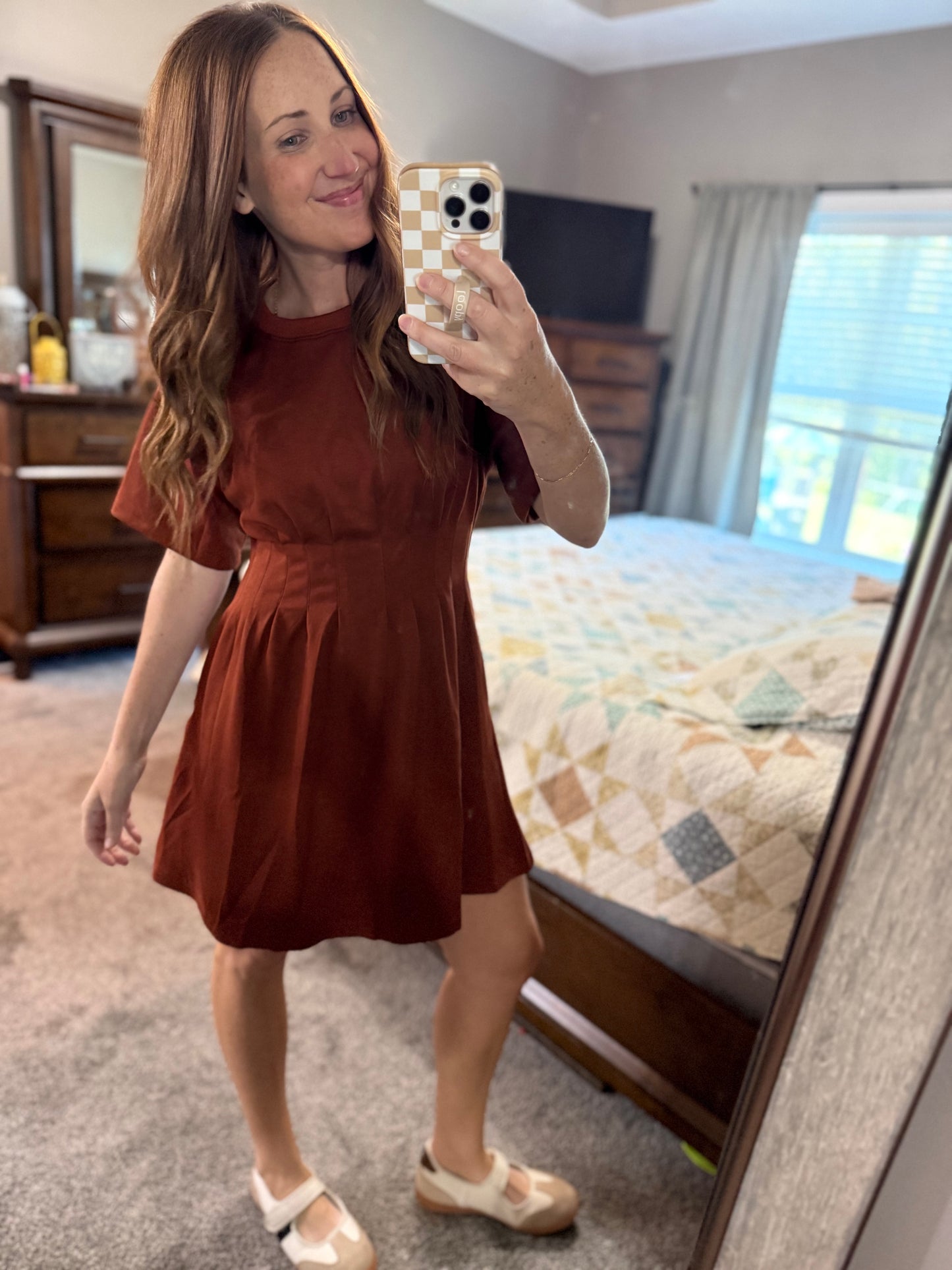 Back to Casual Dress Rust