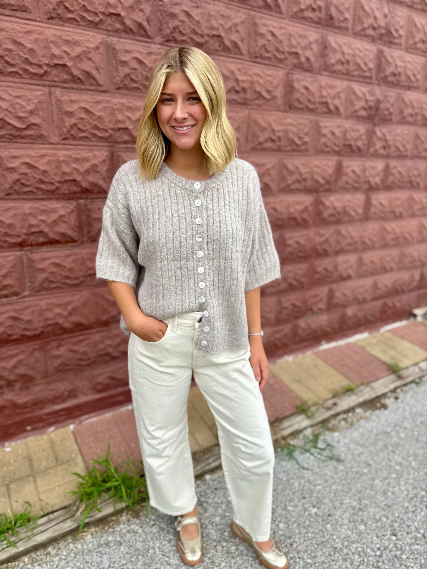 Falling For Neutral Sweater