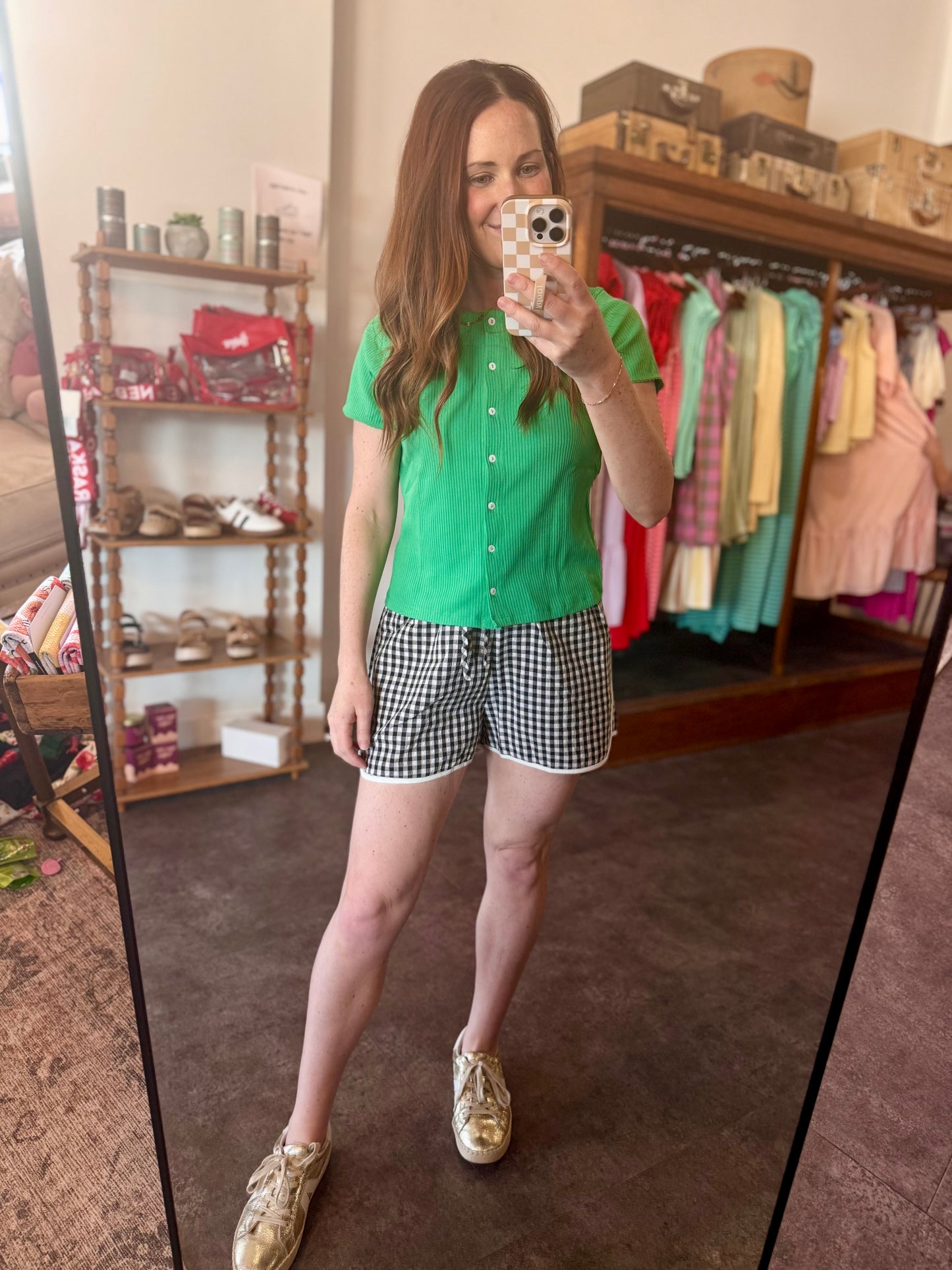 The Eliza Shirt Green