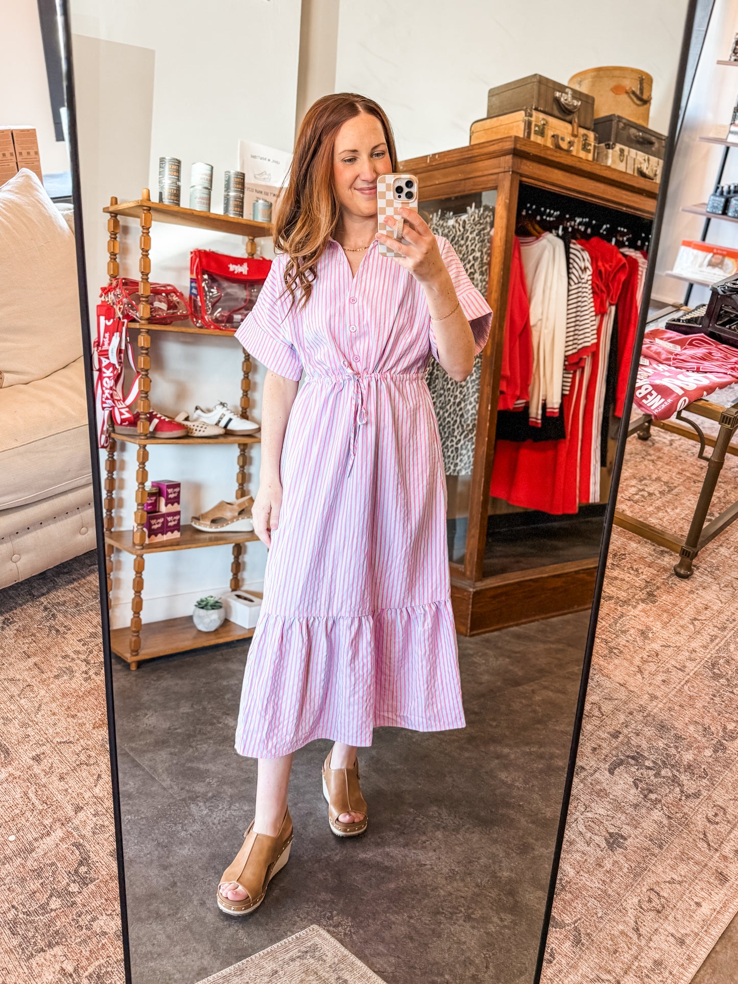 Sunshine Days Dress Pink/Blue