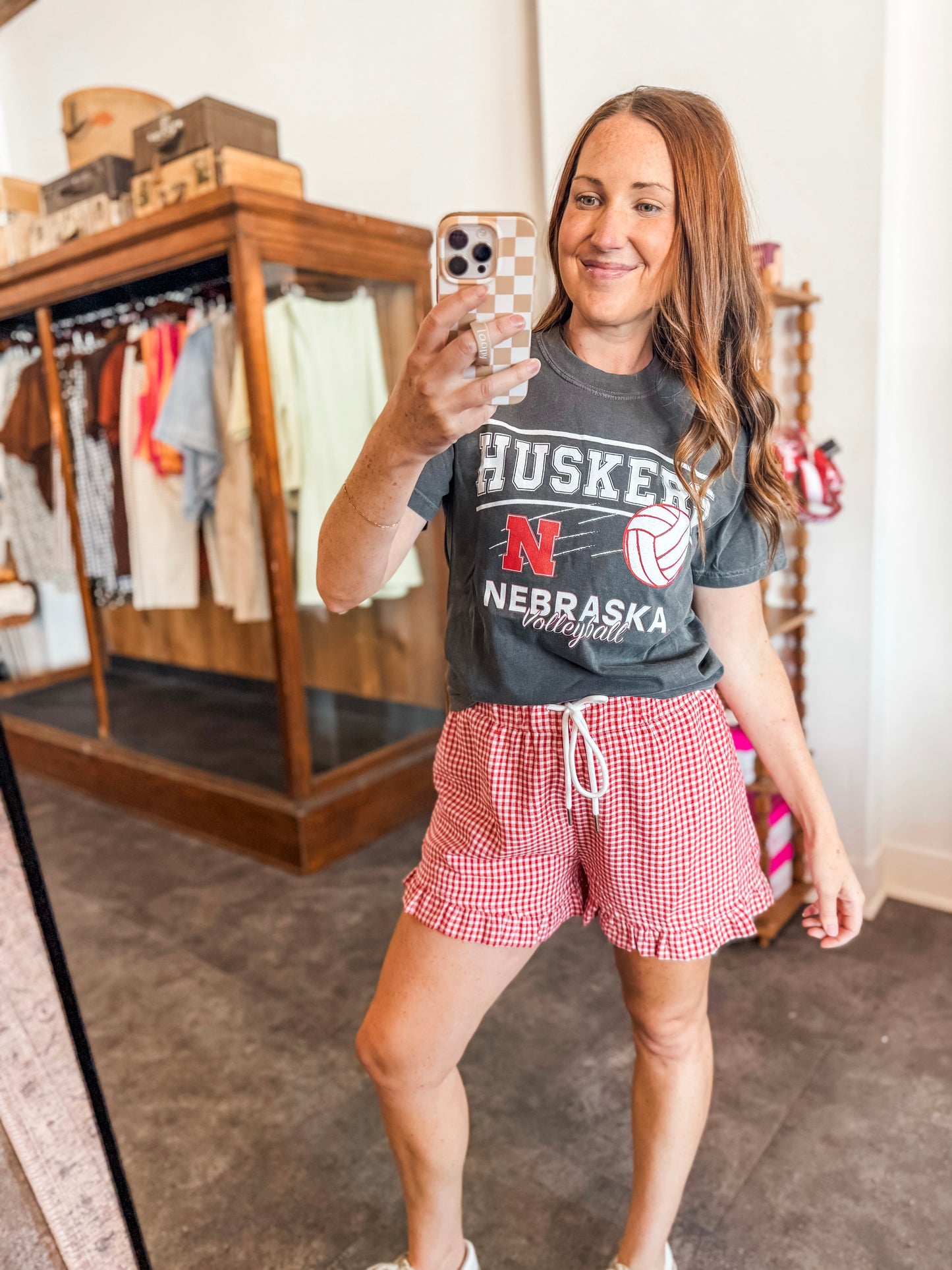 Nebraska Volley T Gray