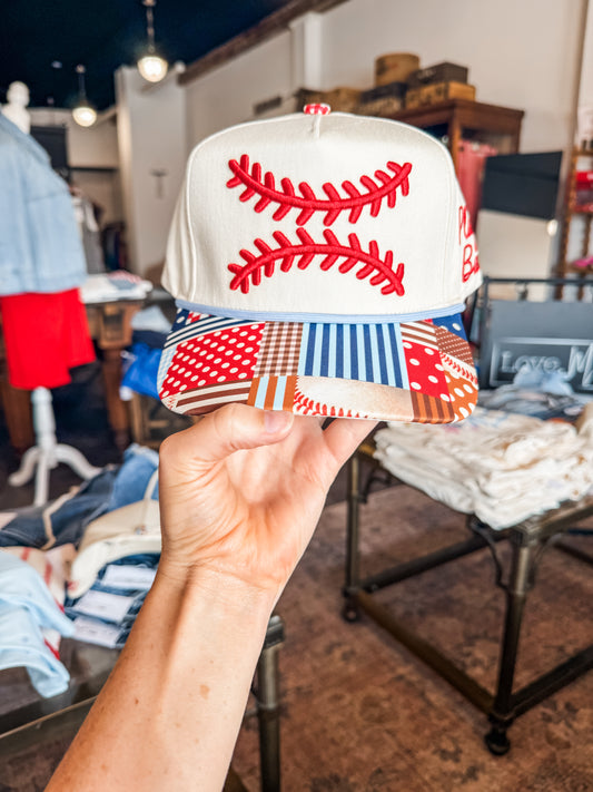 Baseball Laces Hat