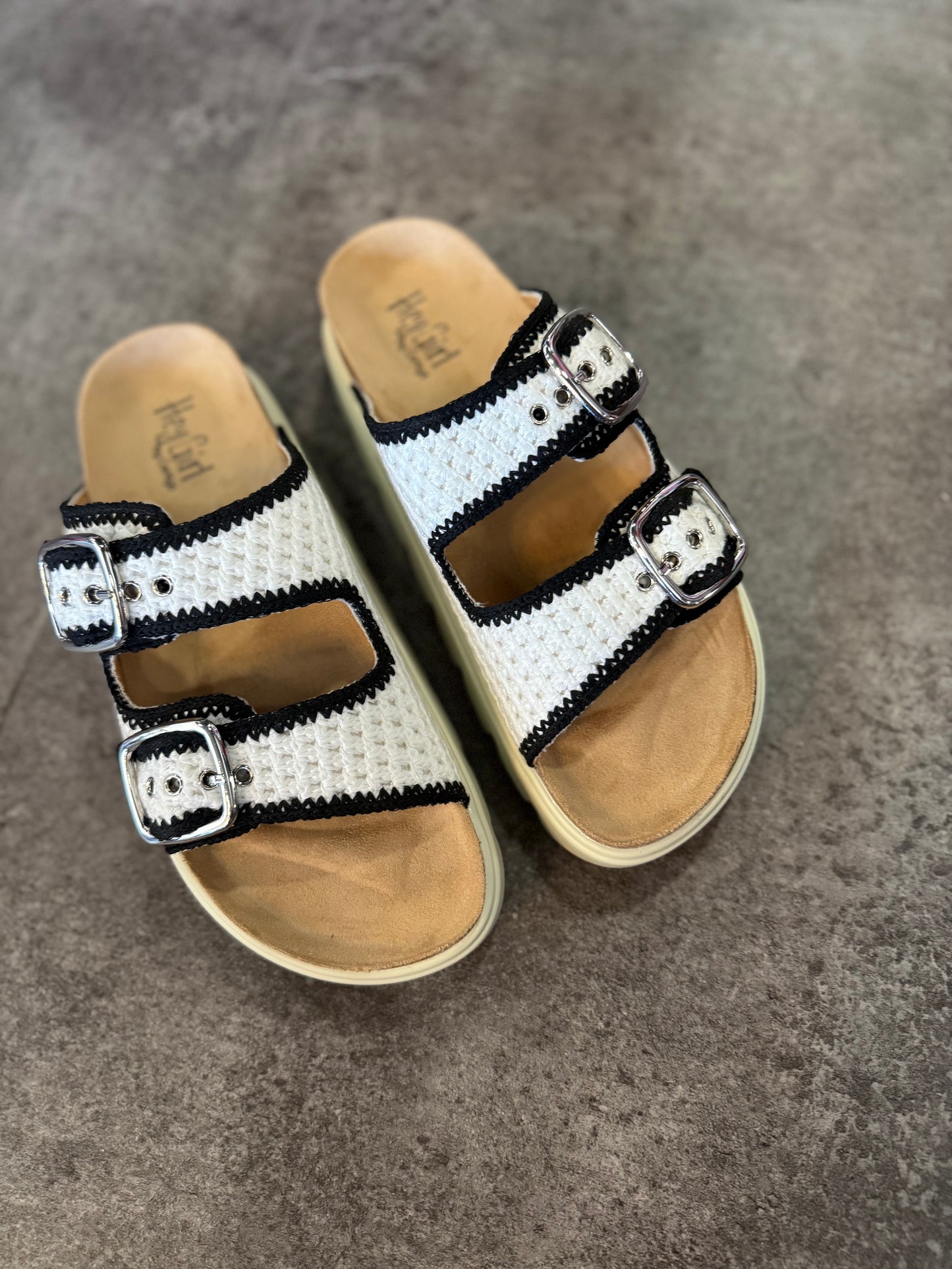 Corkys Rumor Has It Sandal Ivory/Black