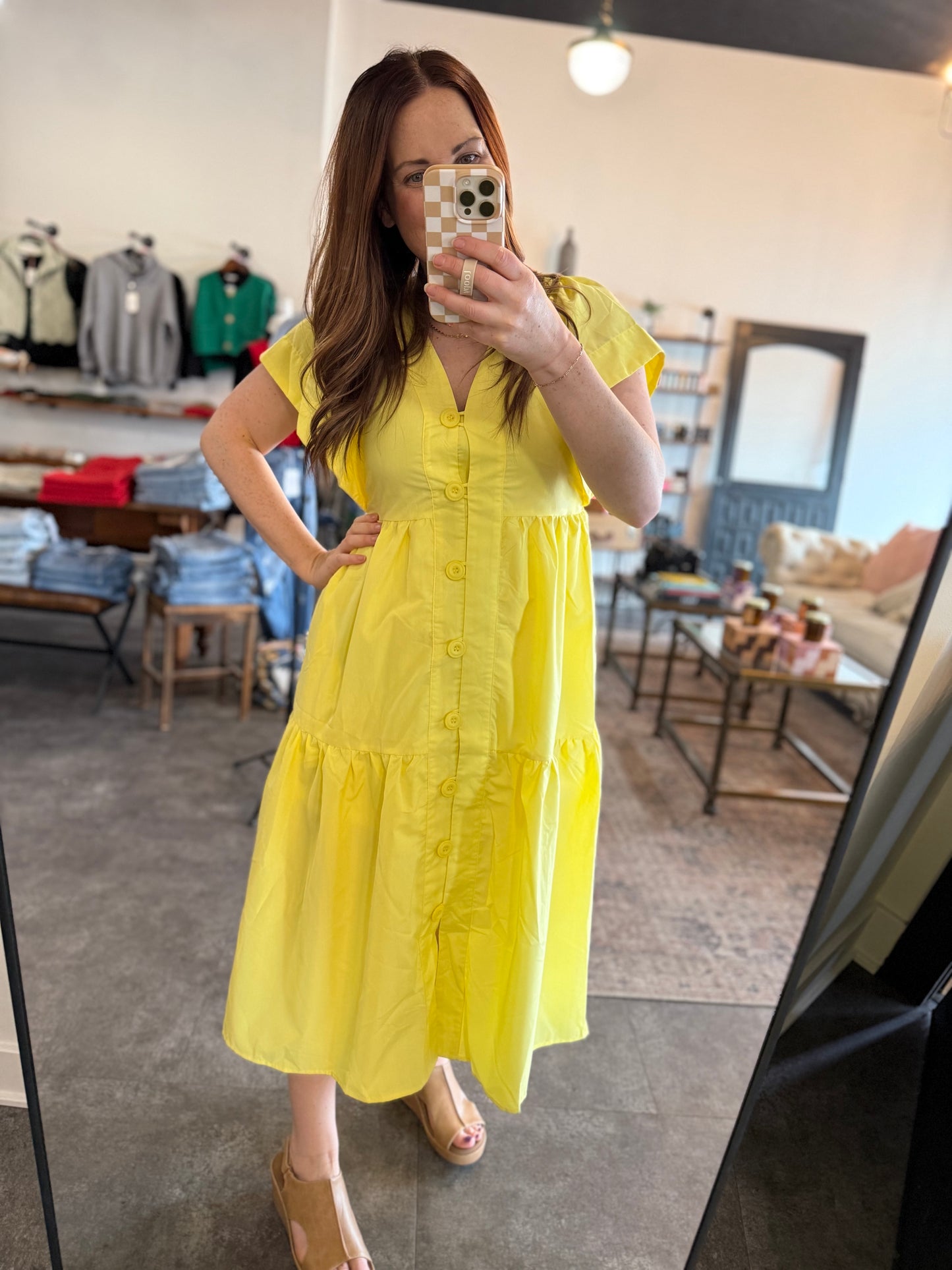 Sunshine Forever Dress Yellow