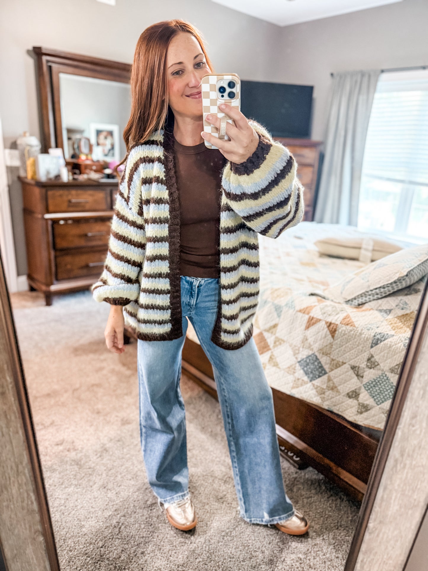 Sunny Side Stripe Cardigan