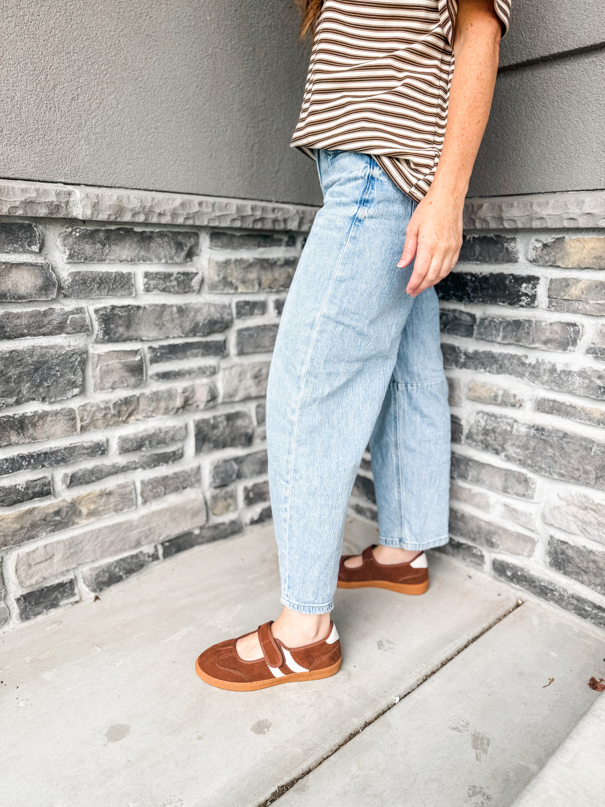 Vervet High Rise Wide Barrel Jeans