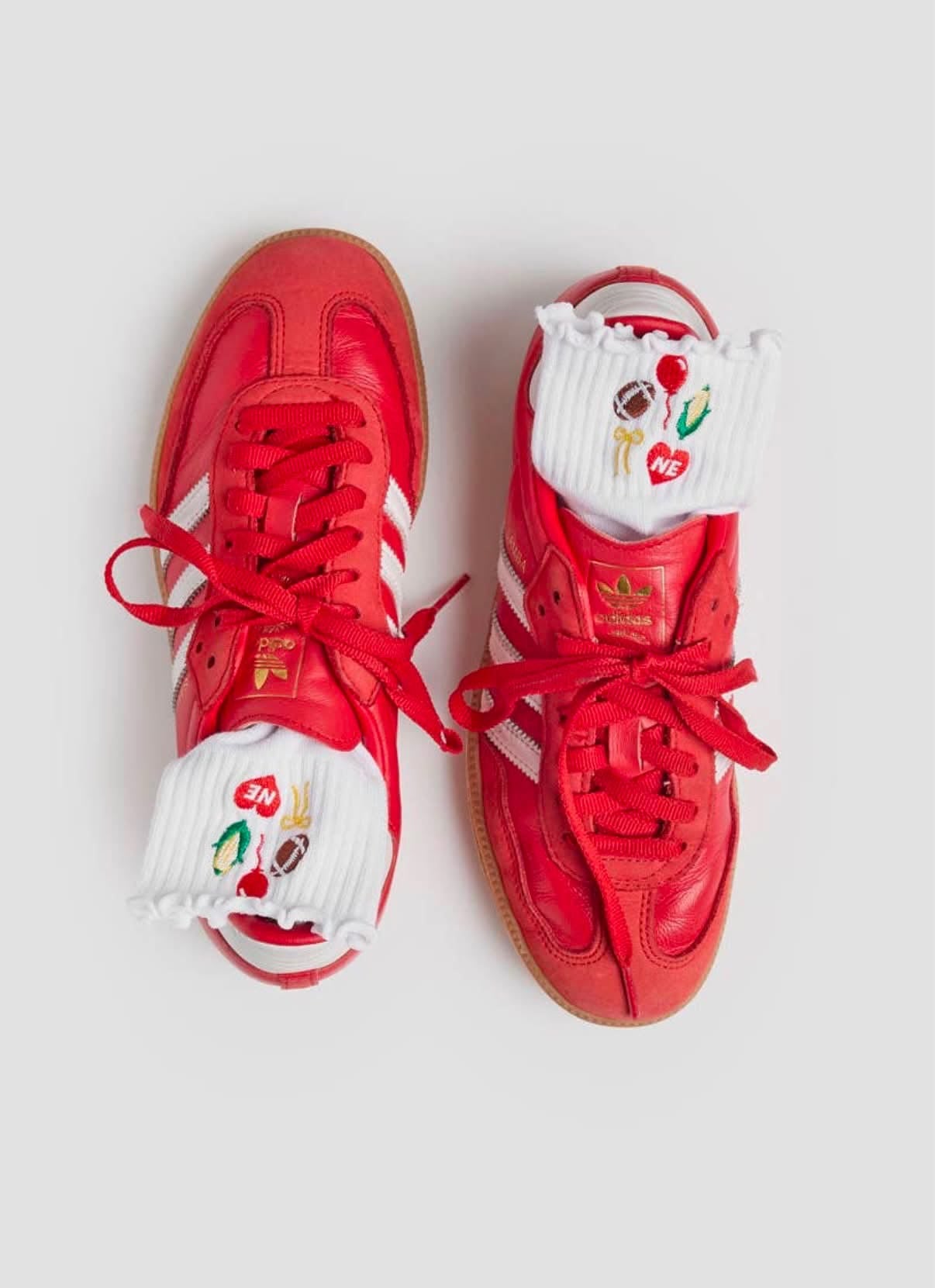 Nebraska Ruffle Socks PREORDER