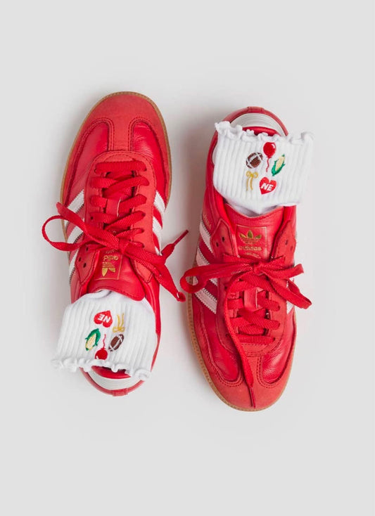 Nebraska Ruffle Socks PREORDER