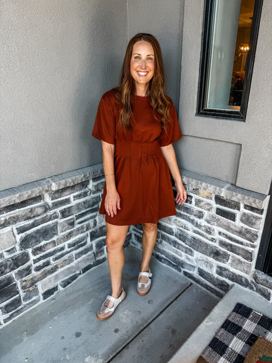 Back to Casual Dress Rust