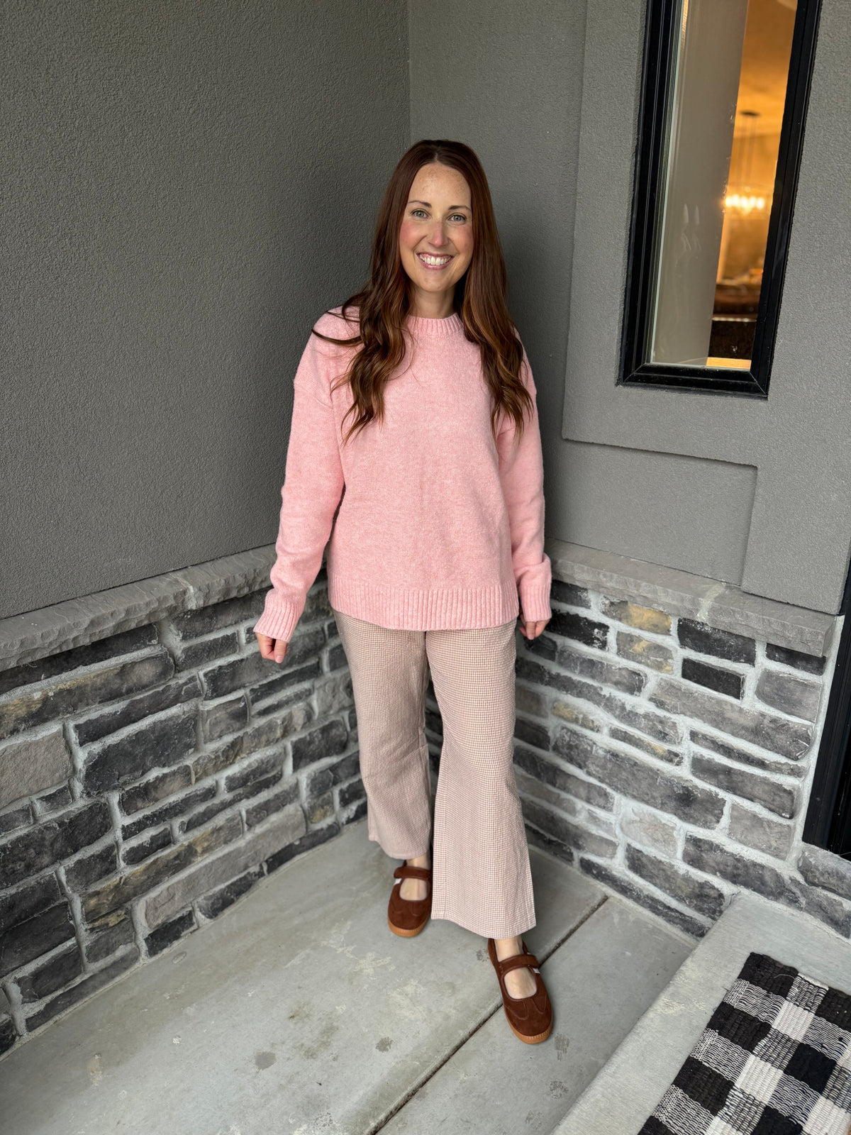 Plaid Party Pants Pink