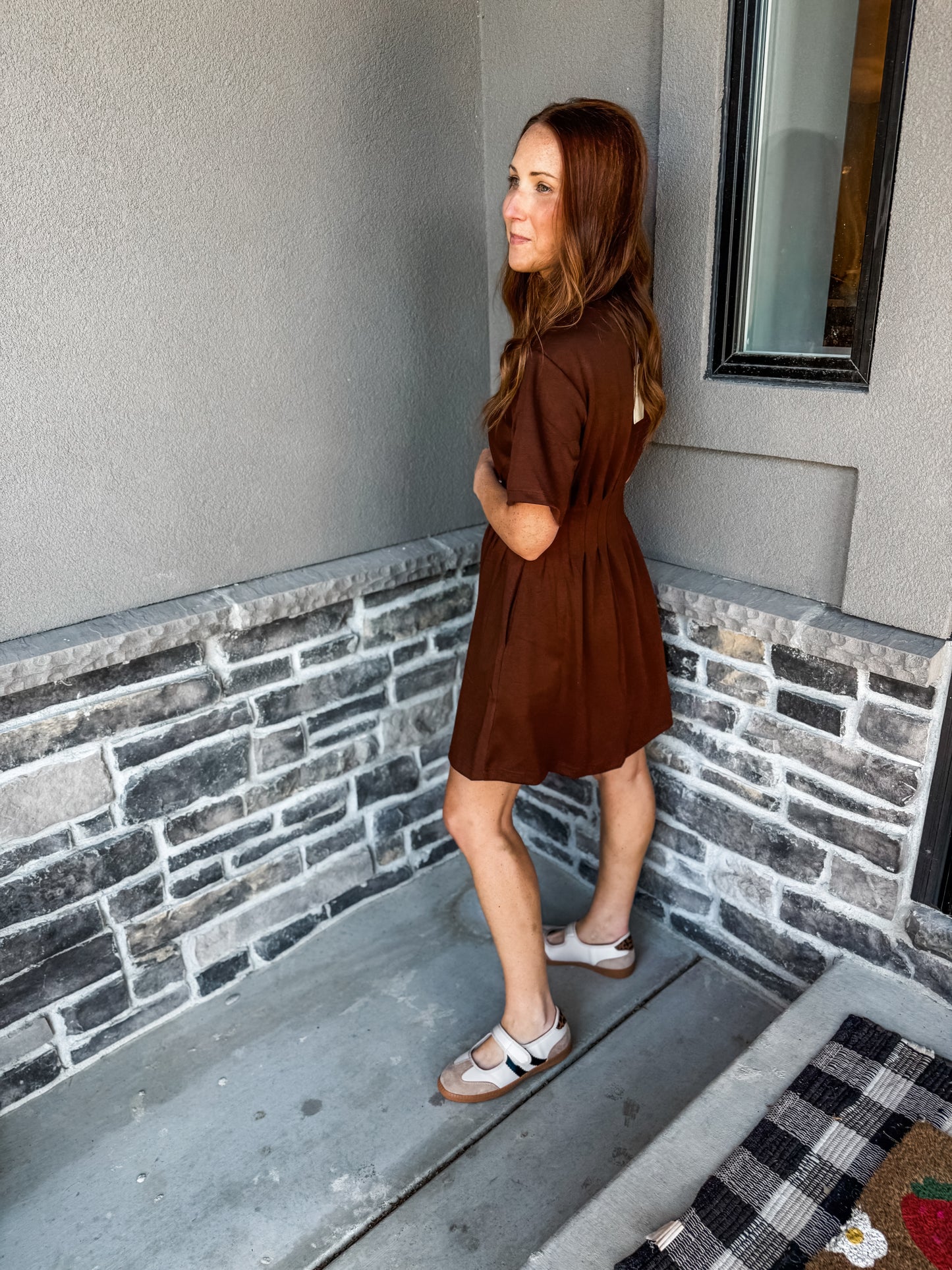Back to Casual Dress Brown