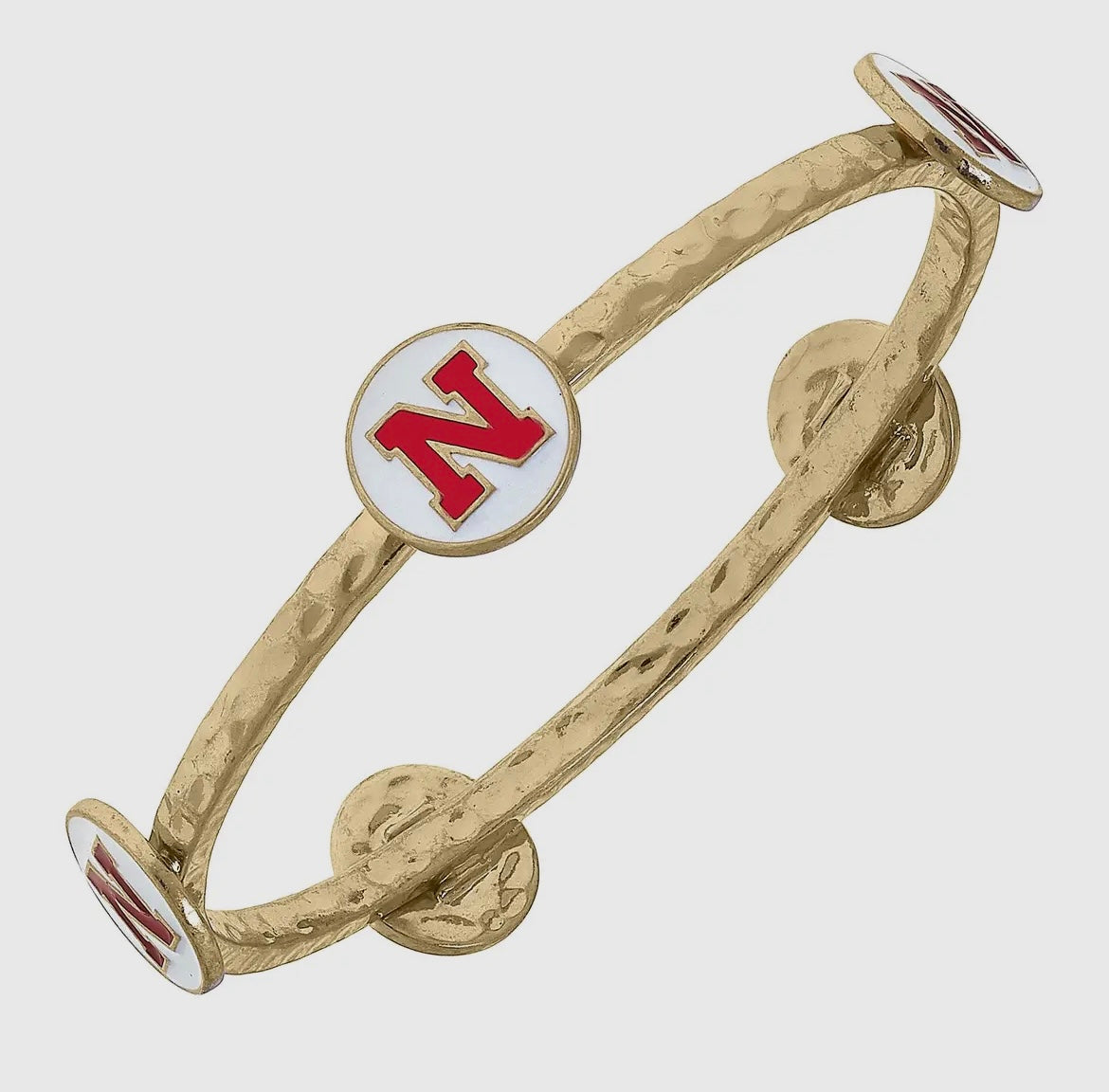 Gold Nebraska Bangle