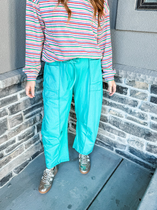 Barrel of Laughs Pants Teal