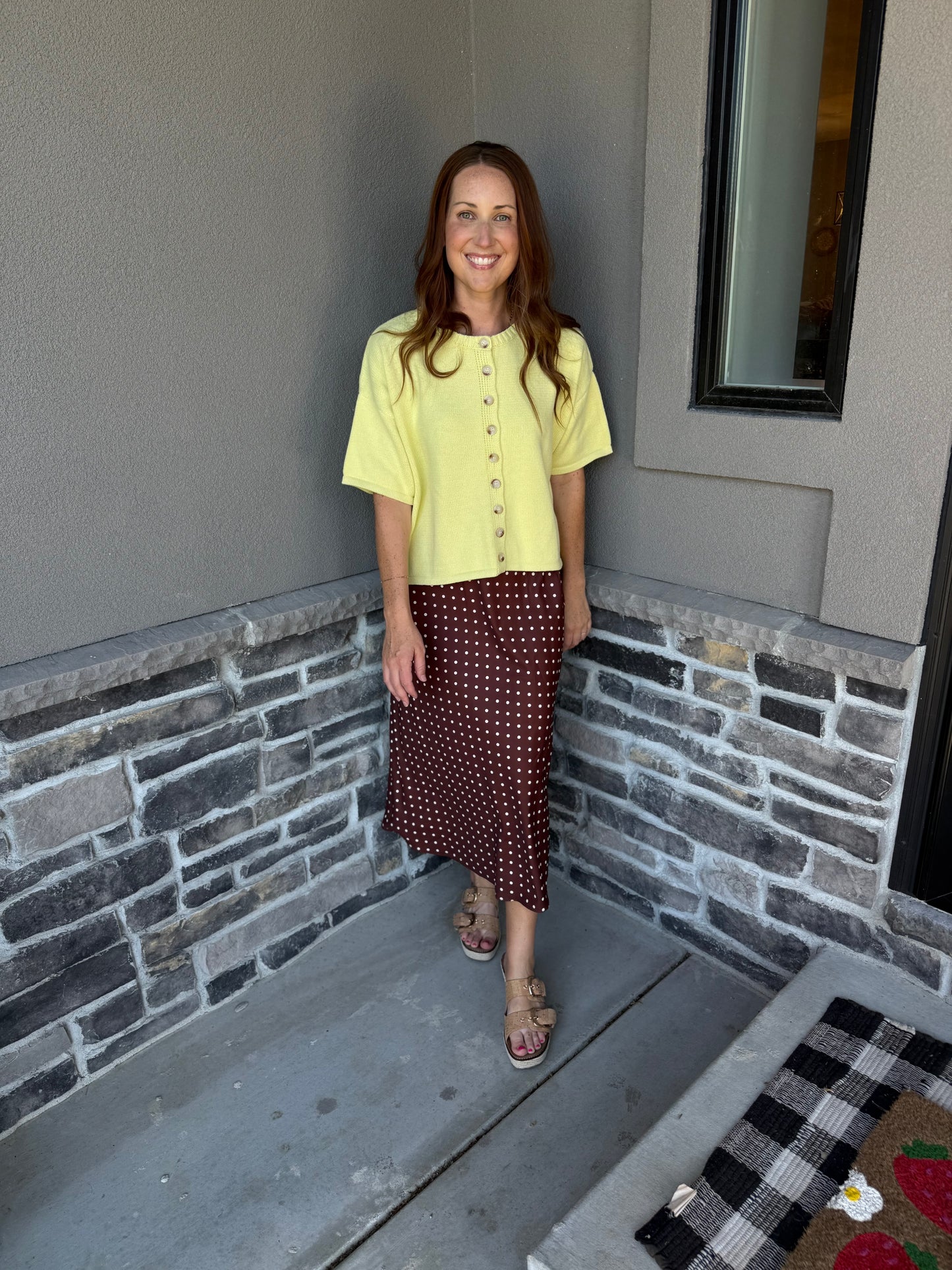 The Sierra Cardigan Lime Zest