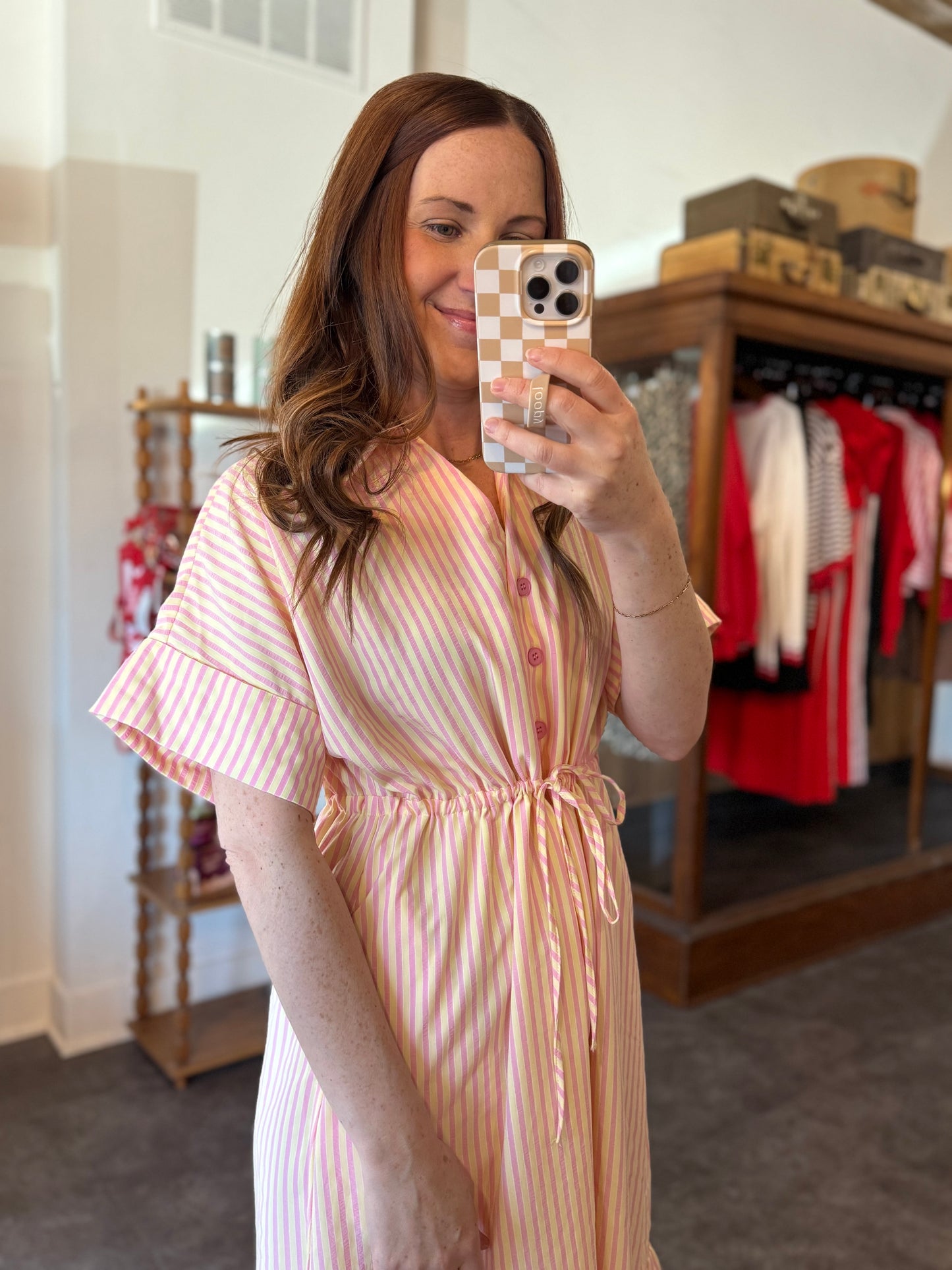 Sunshine Days Dress Pink/Yellow