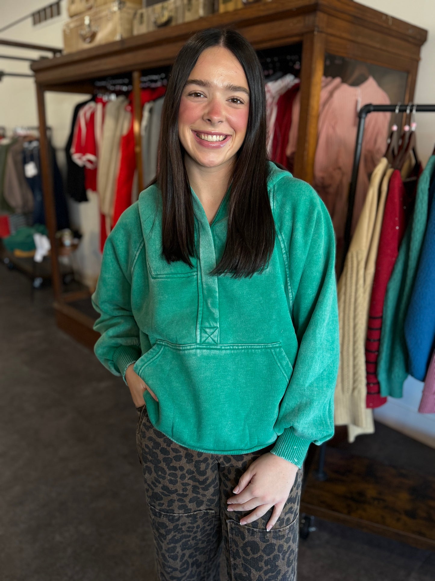 Cozy Nights Hoodie Green