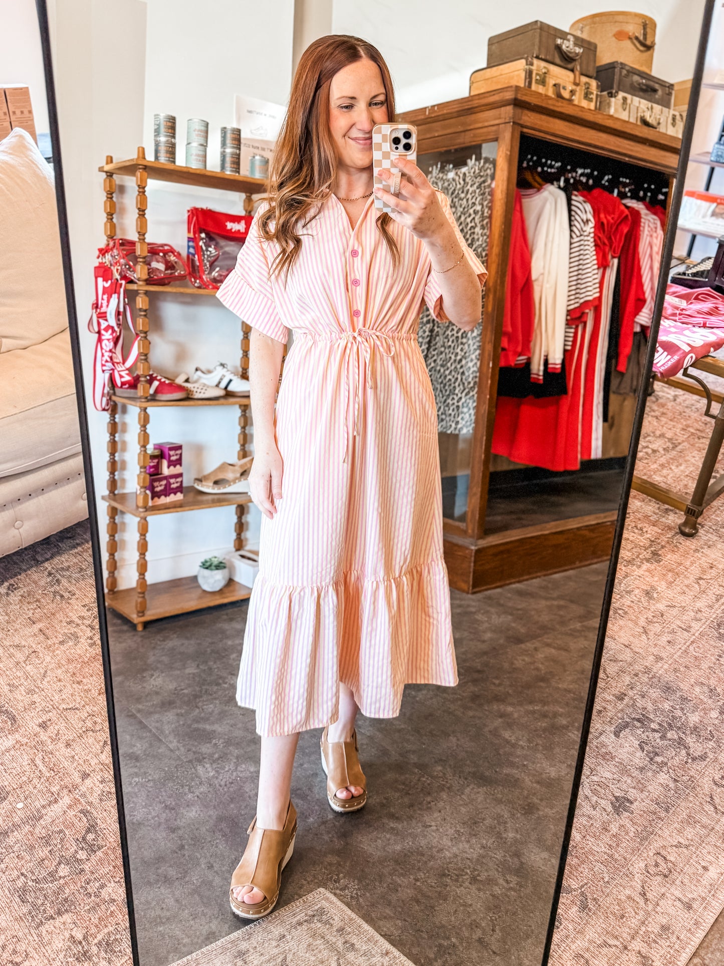 Sunshine Days Dress Pink/Yellow