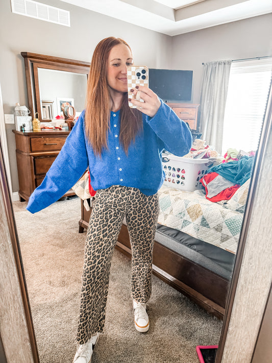 Piper Cardigan Royal Blue