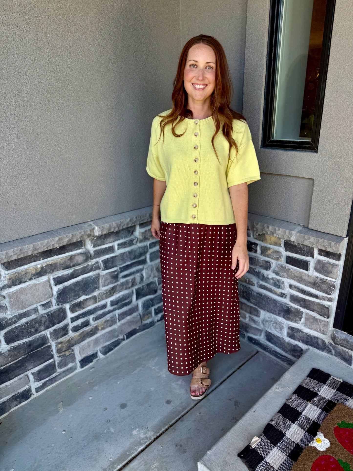 The Dottie Skirt Brown