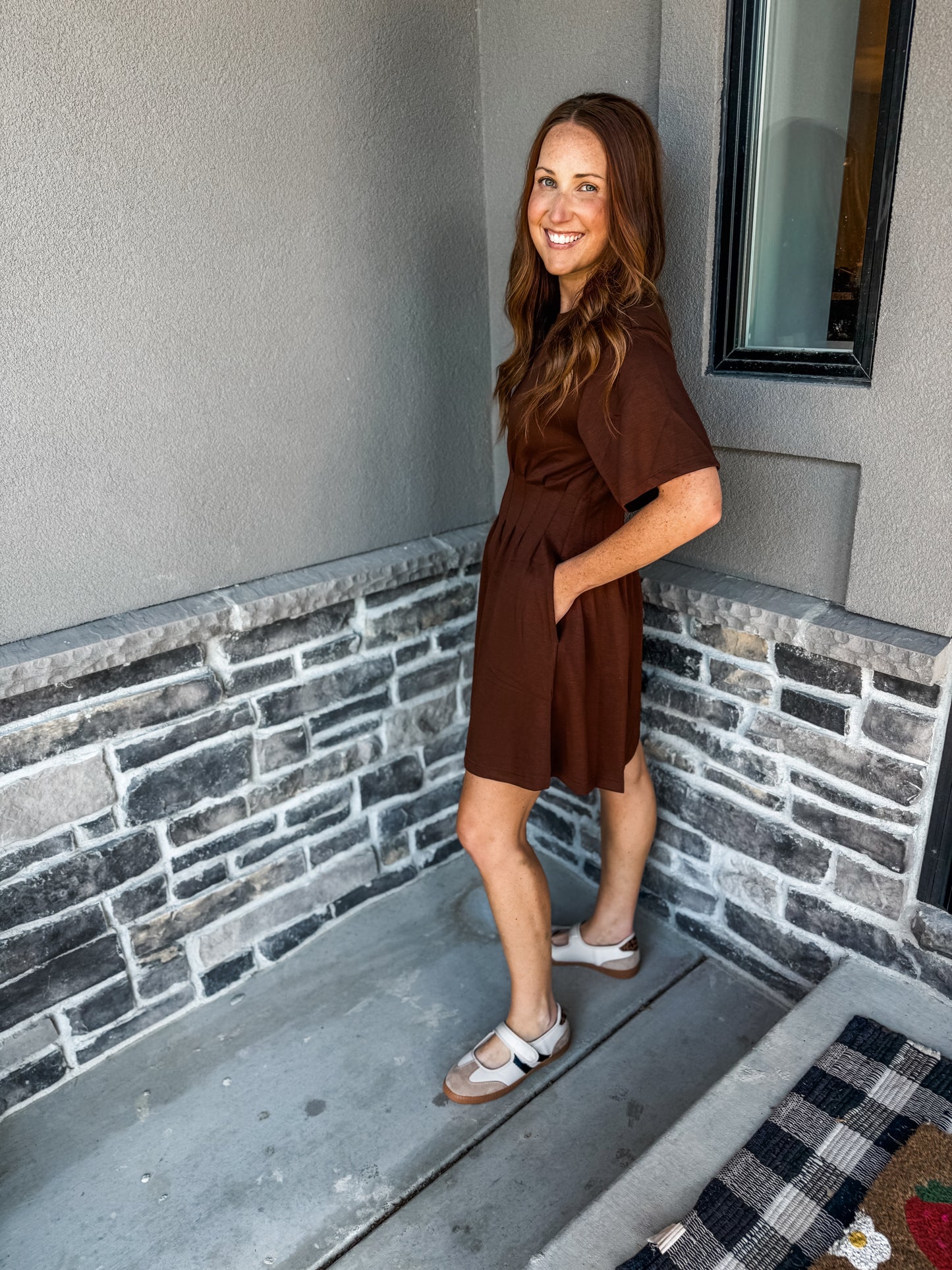 Back to Casual Dress Brown