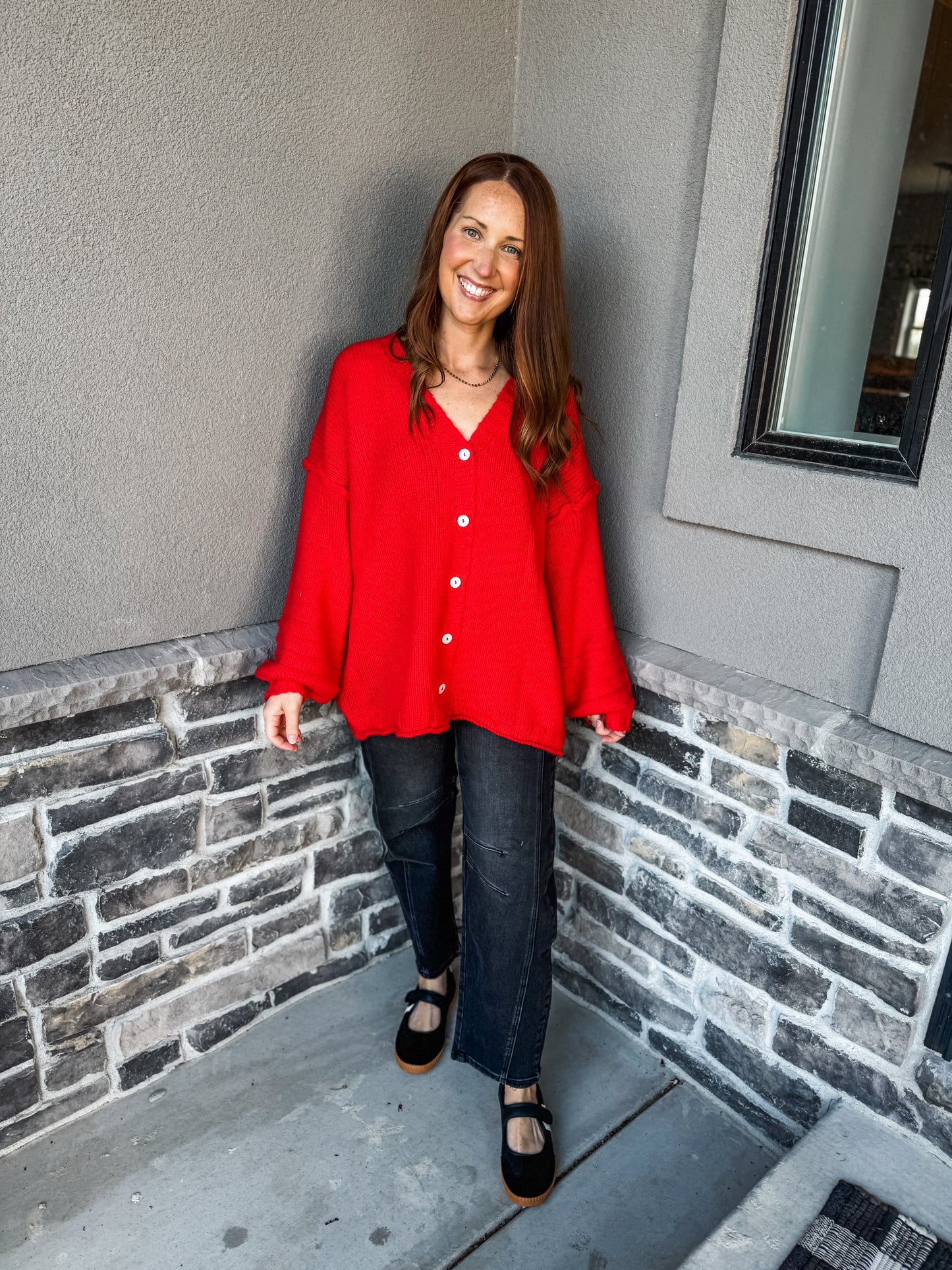 Sea of Red Cardigan