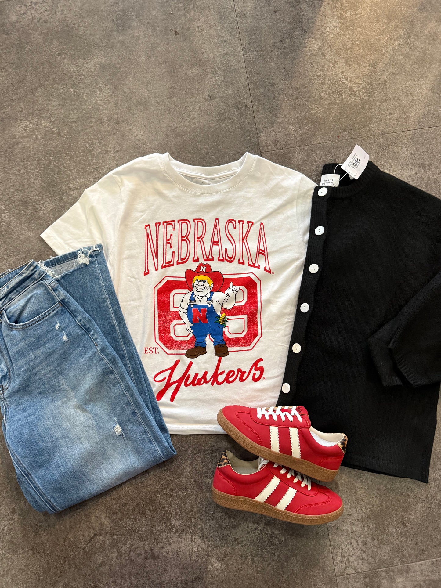 Nebraska Huskers Boxy T